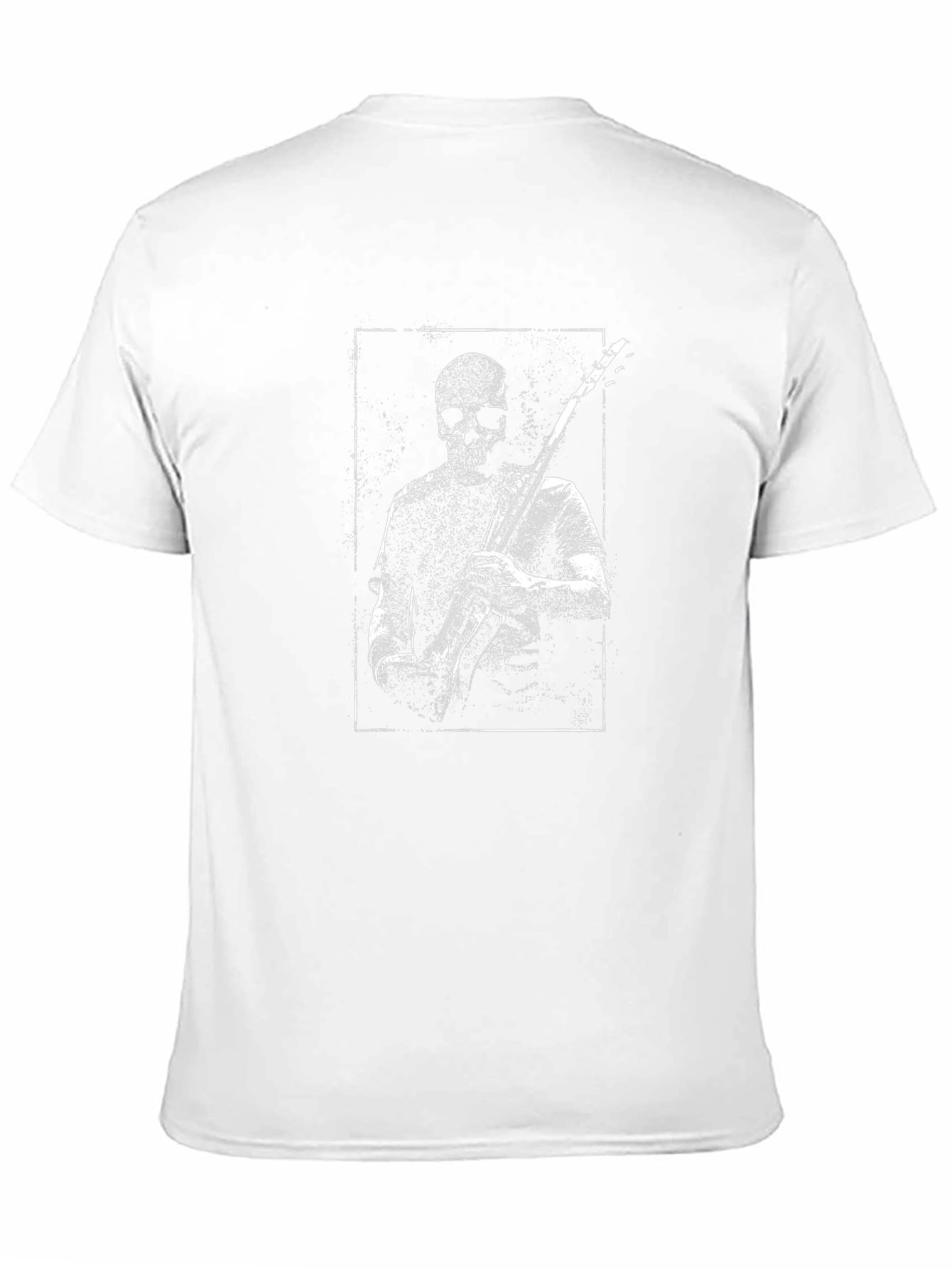 Skull Guitarist Graphic Tee