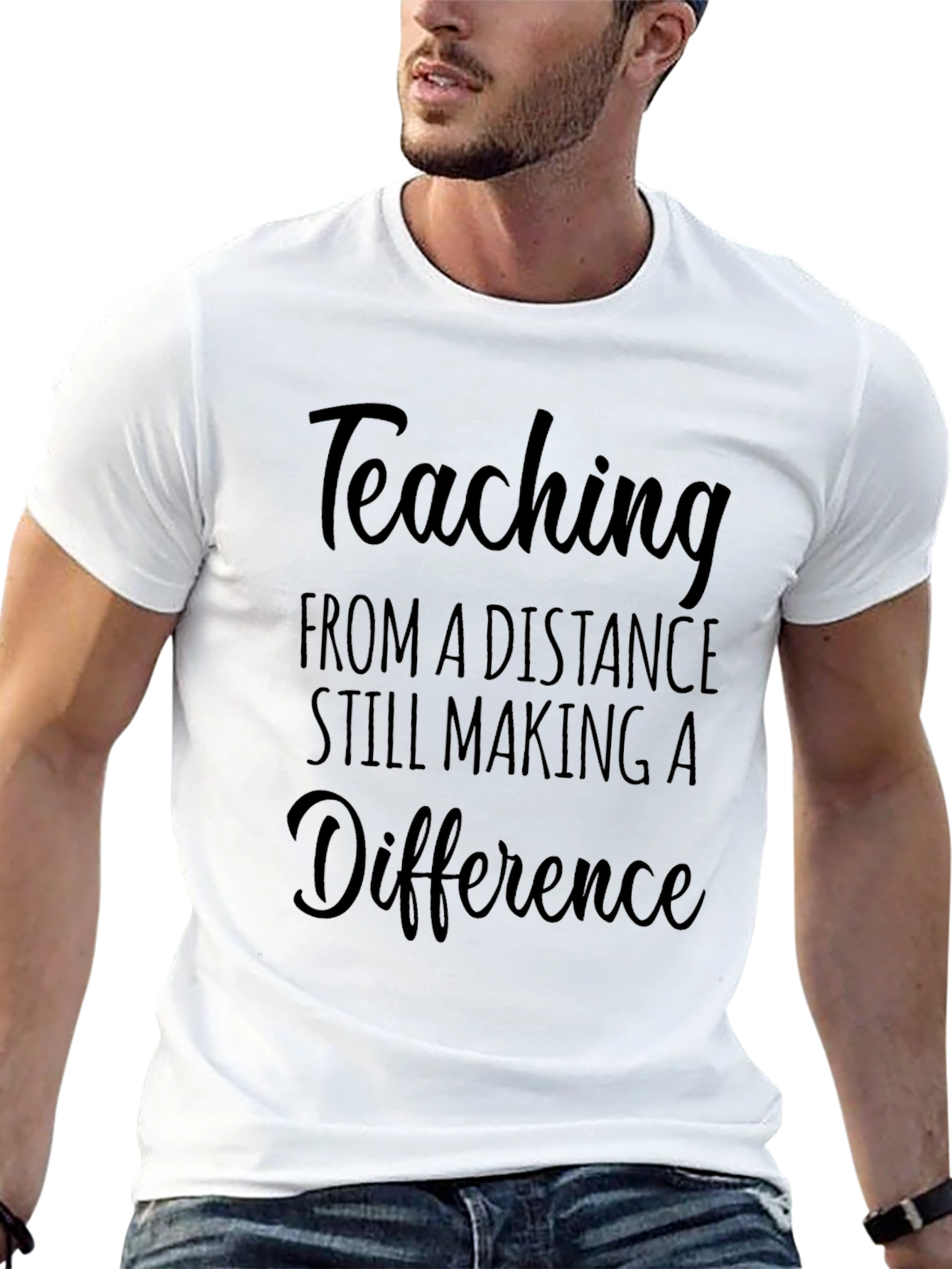 Distance Teaching T-Shirt - Making a Difference