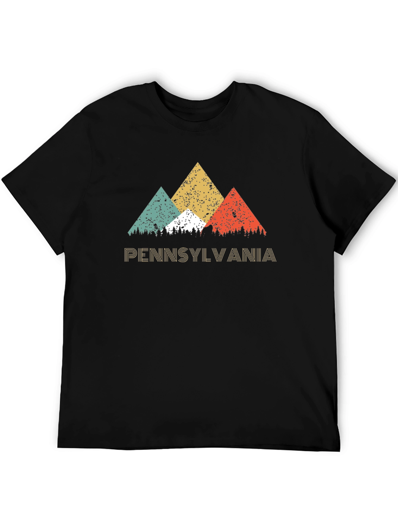 Pennsylvania Graphic T-Shirt - Retro Mountain Design