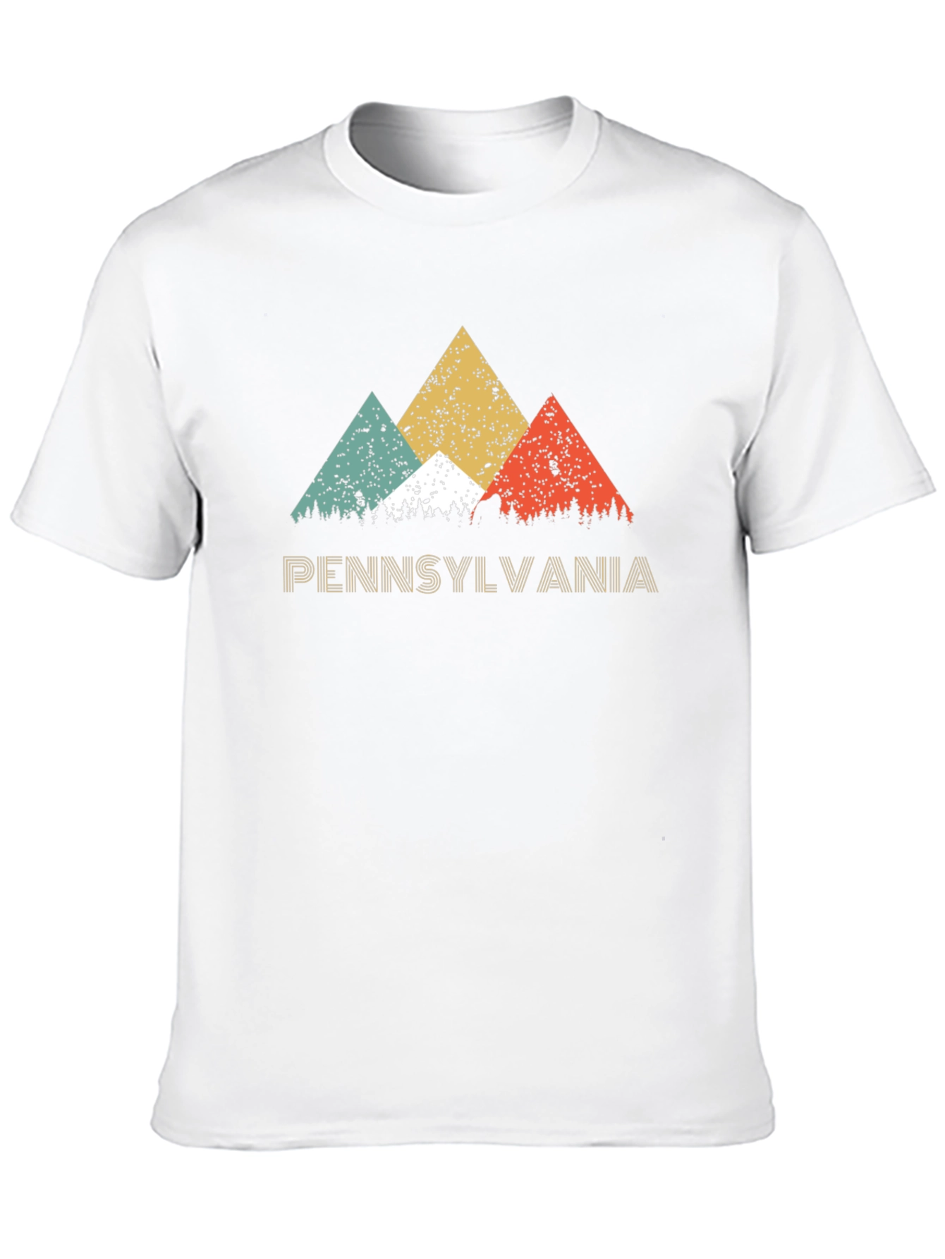 Pennsylvania Graphic T-Shirt - Retro Mountain Design