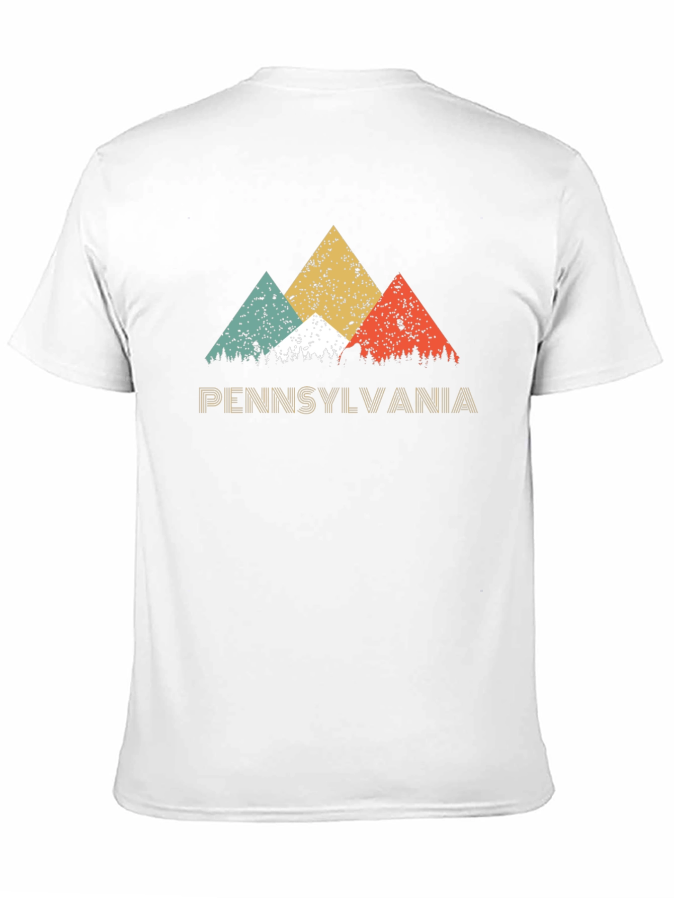 Pennsylvania Graphic T-Shirt - Retro Mountain Design