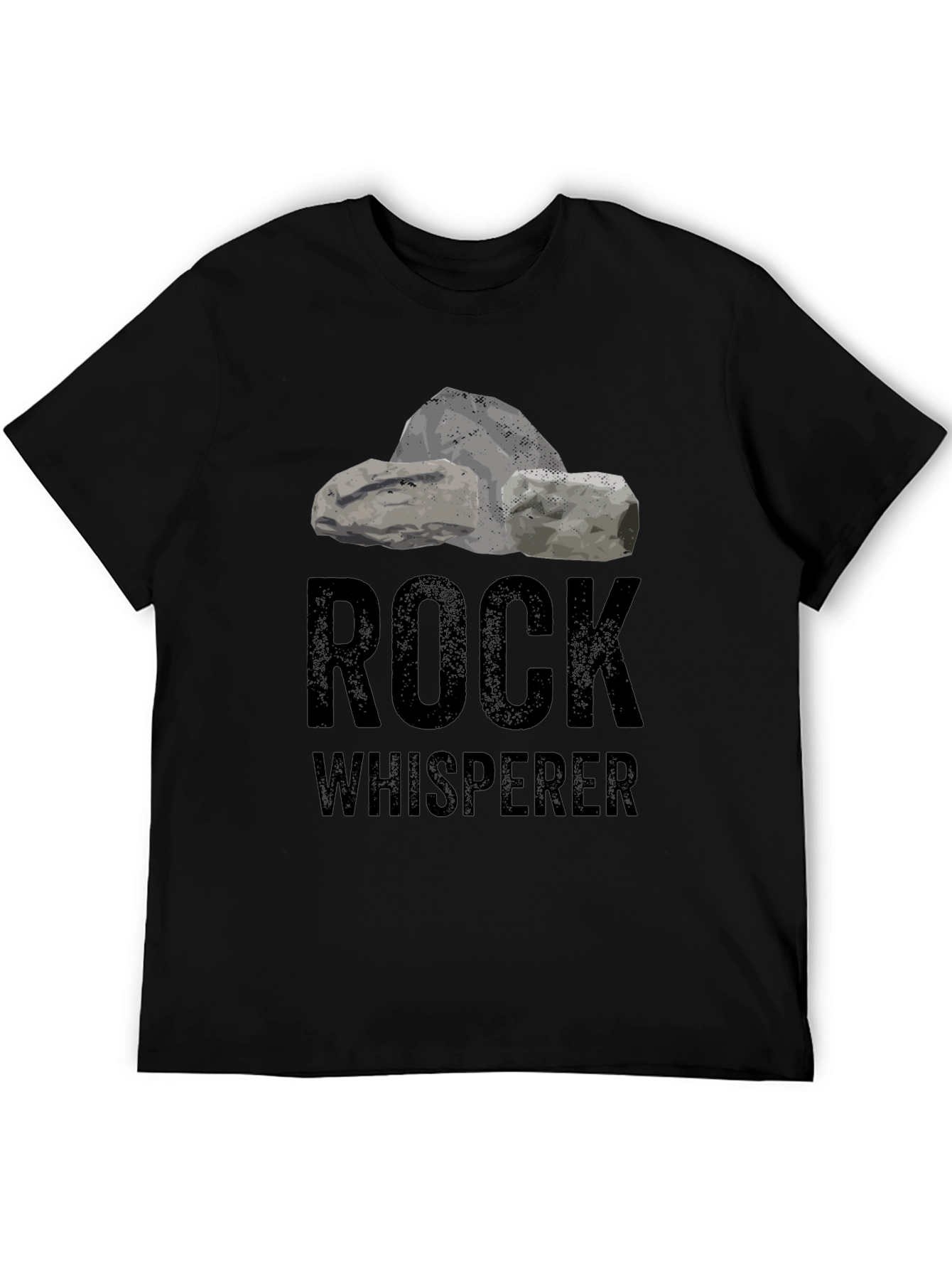 Rock Whisperer Graphic T-Shirt - Black