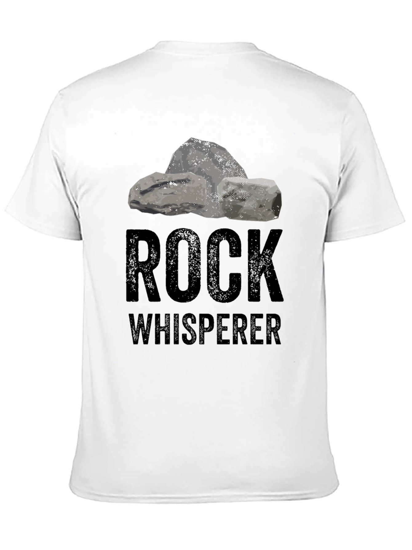 Rock Whisperer Graphic T-Shirt - Black