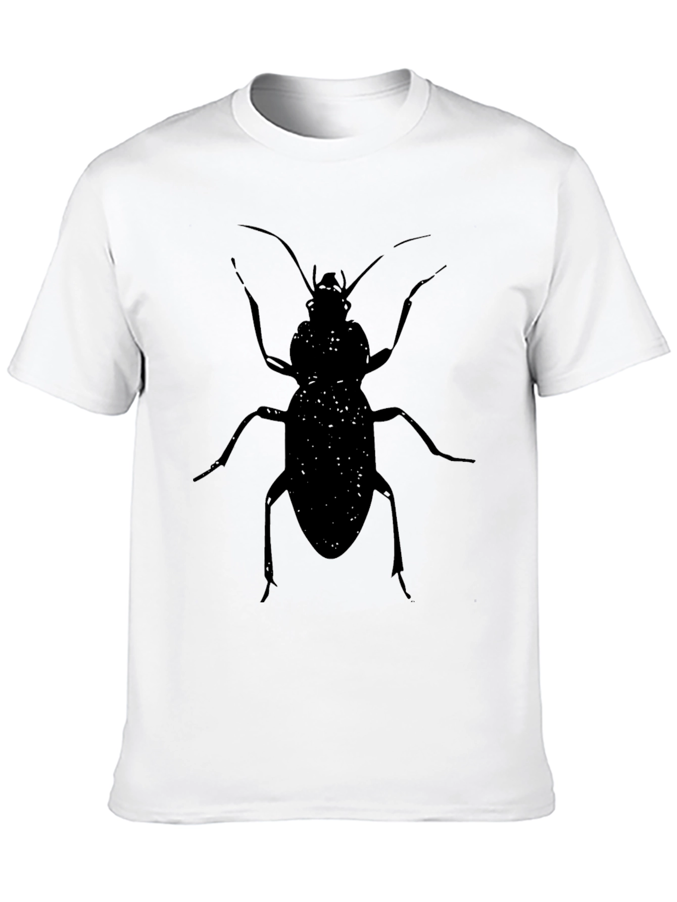 Black Beetle Graphic Tee - Mens Casual T-Shirt