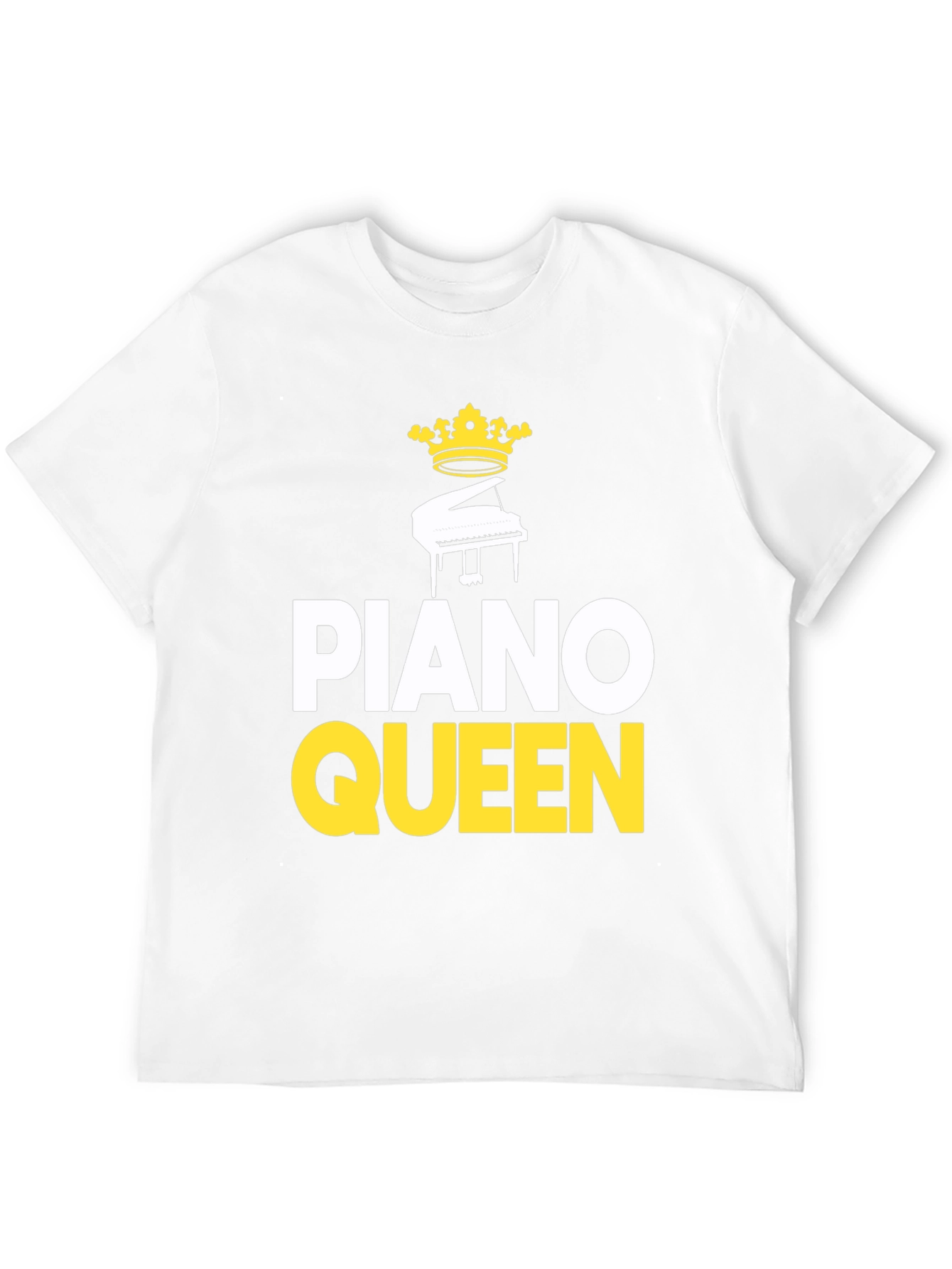 Piano Queen Graphic T-Shirt - Music Lover Tee