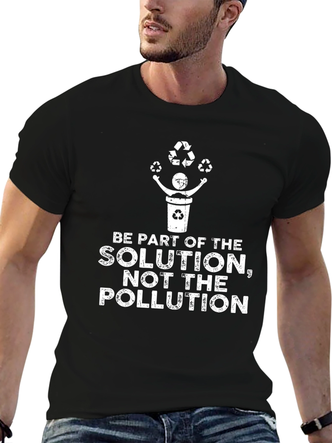 Eco-Friendly Be Part of the Solution Graphic Tee