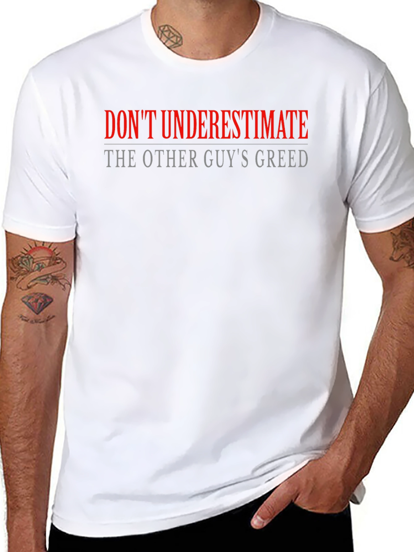 Dont Underestimate Mens Graphic Tee