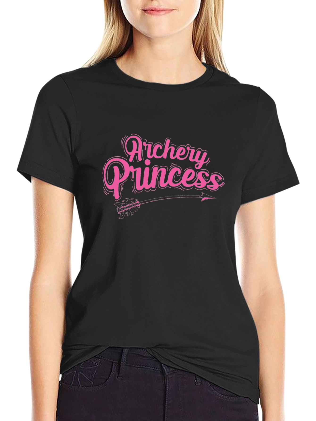 Archery Princess Graphic Tee - Sporty & Stylish