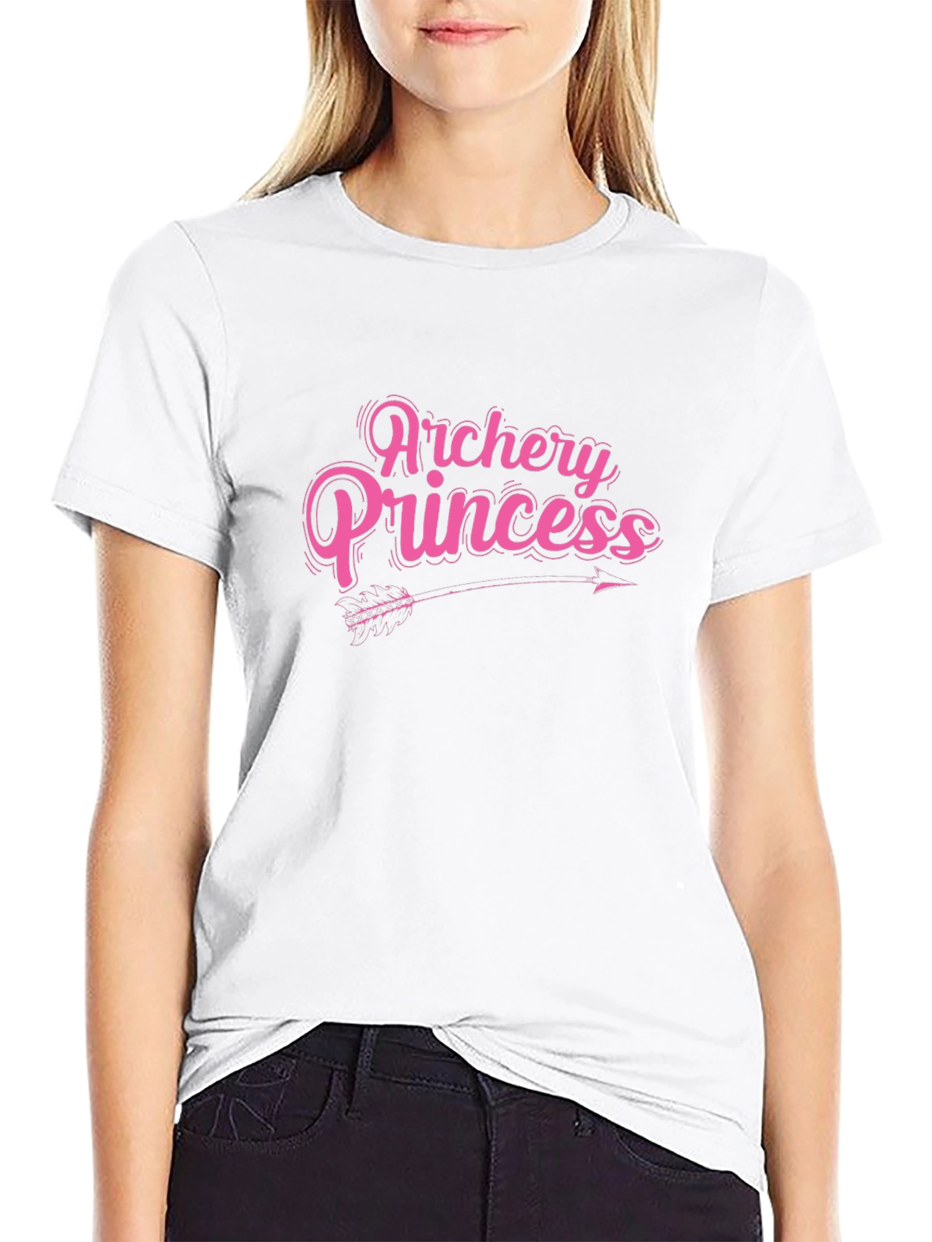 Archery Princess Graphic Tee - Sporty & Stylish