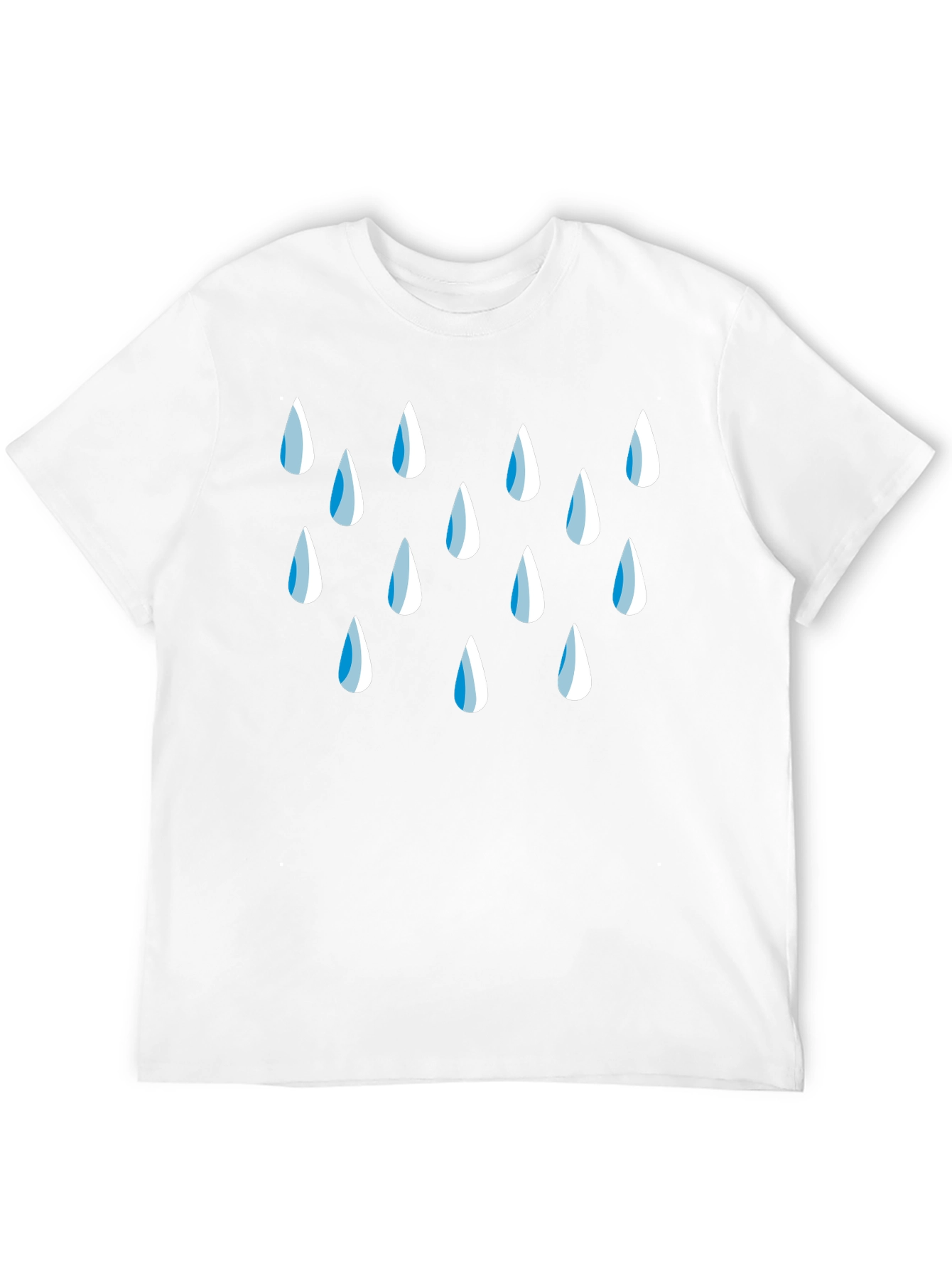 Raindrop Graphic Black T-Shirt
