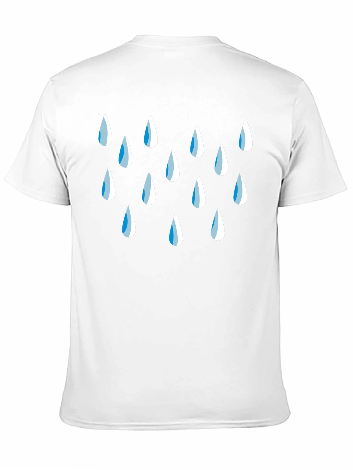Raindrop Graphic Black T-Shirt