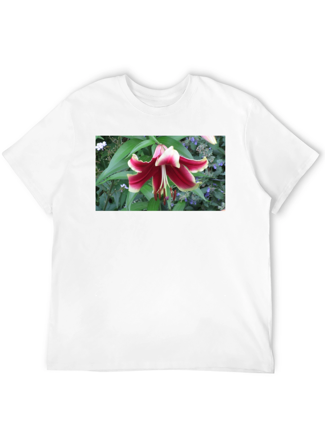 Floral Lily T-Shirt - Botanical Graphic Tee