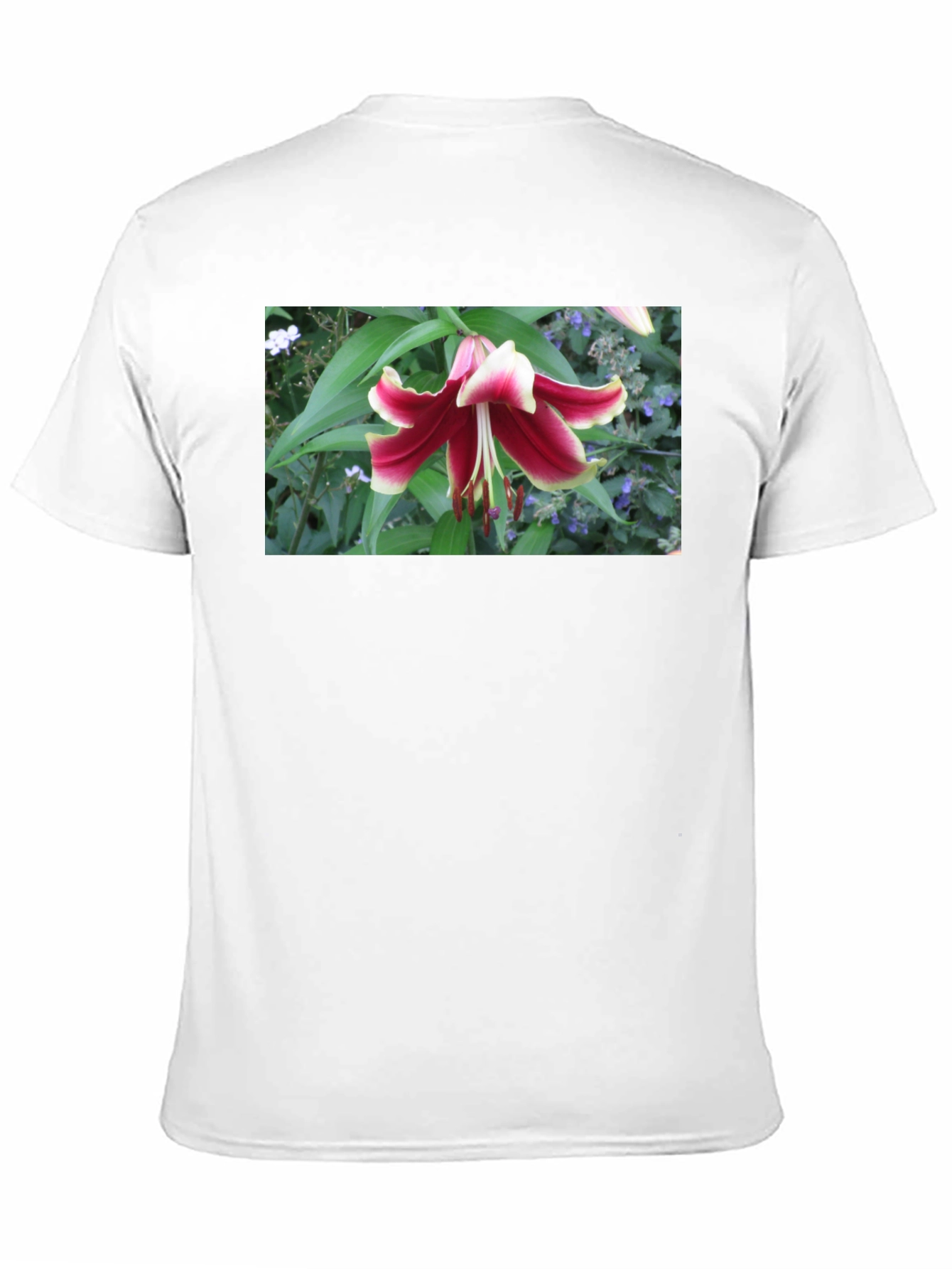 Floral Lily T-Shirt - Botanical Graphic Tee