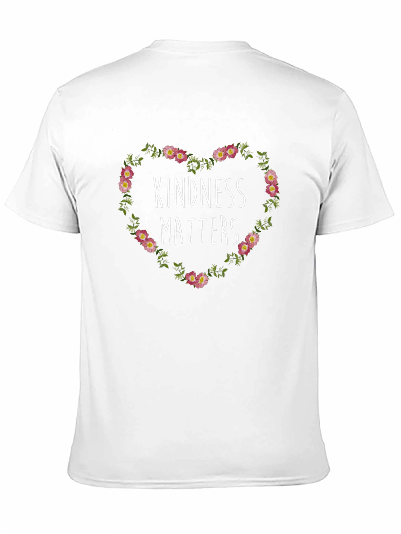 Kindness Matters Floral Heart T-Shirt