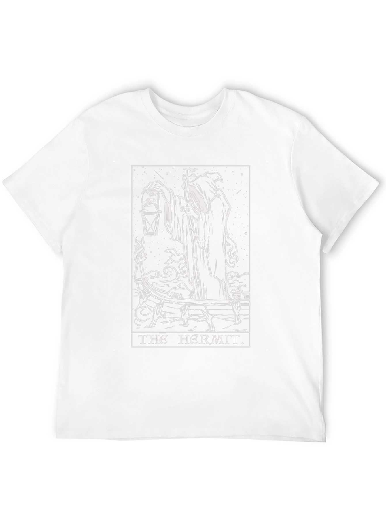 The Hermit Tarot Card Graphic T-Shirt