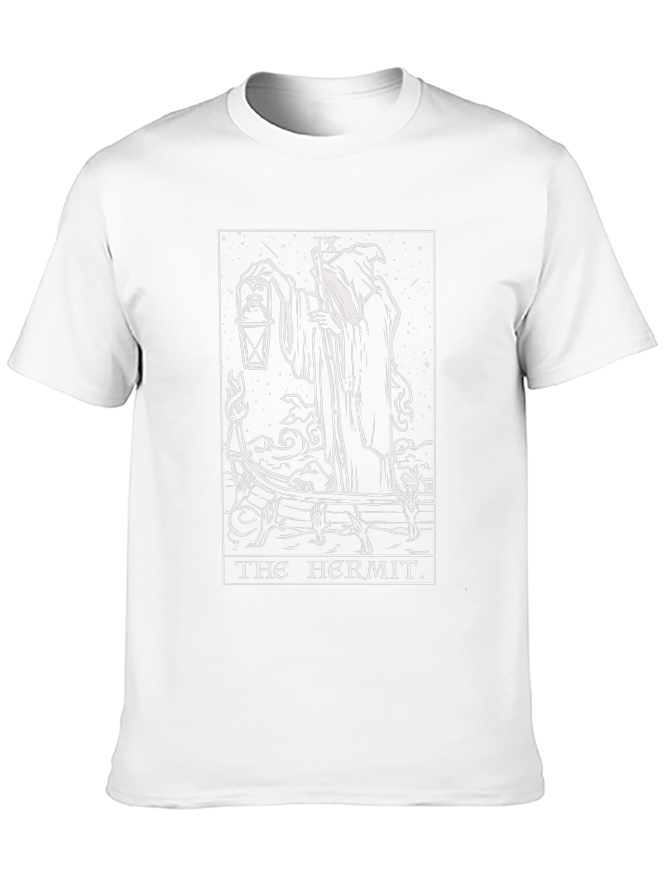 The Hermit Tarot Card Graphic T-Shirt