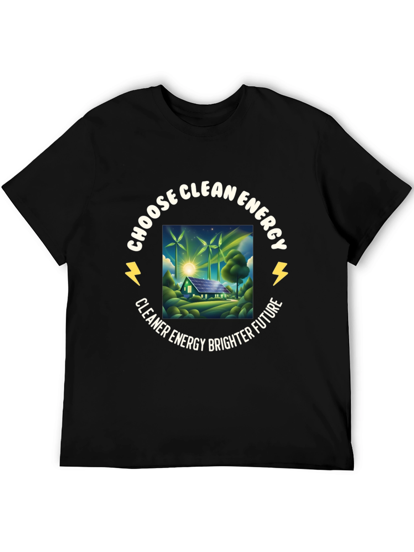 Eco-Friendly Choose Clean Energy Graphic Tee