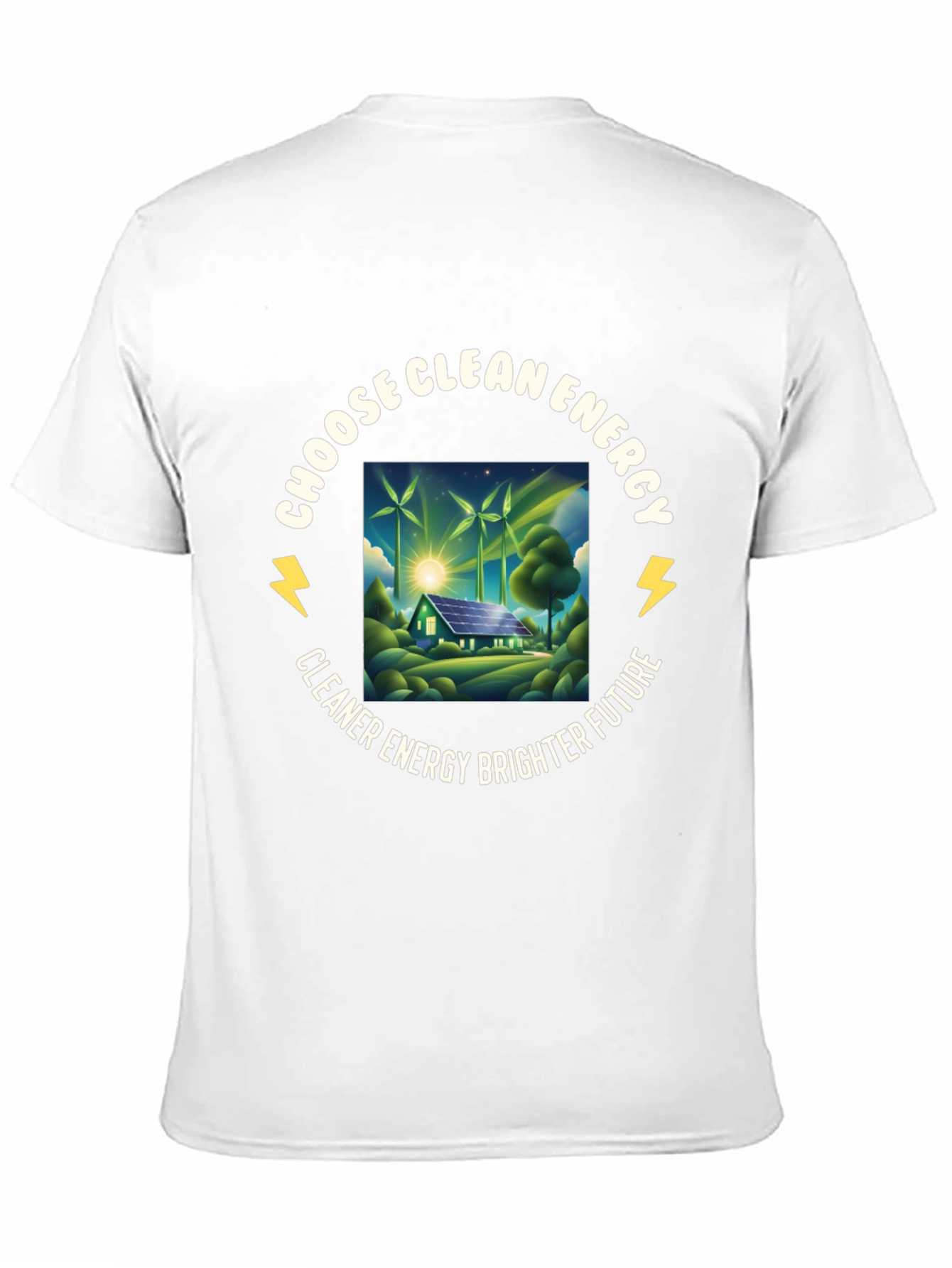 Eco-Friendly Choose Clean Energy Graphic Tee