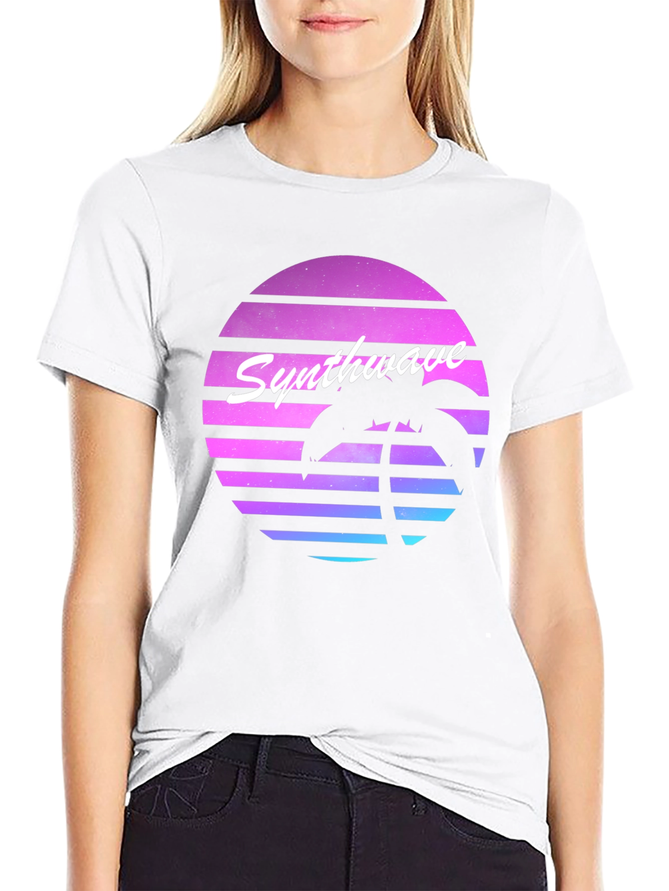 Synthwave Retro Palm Tree T-Shirt