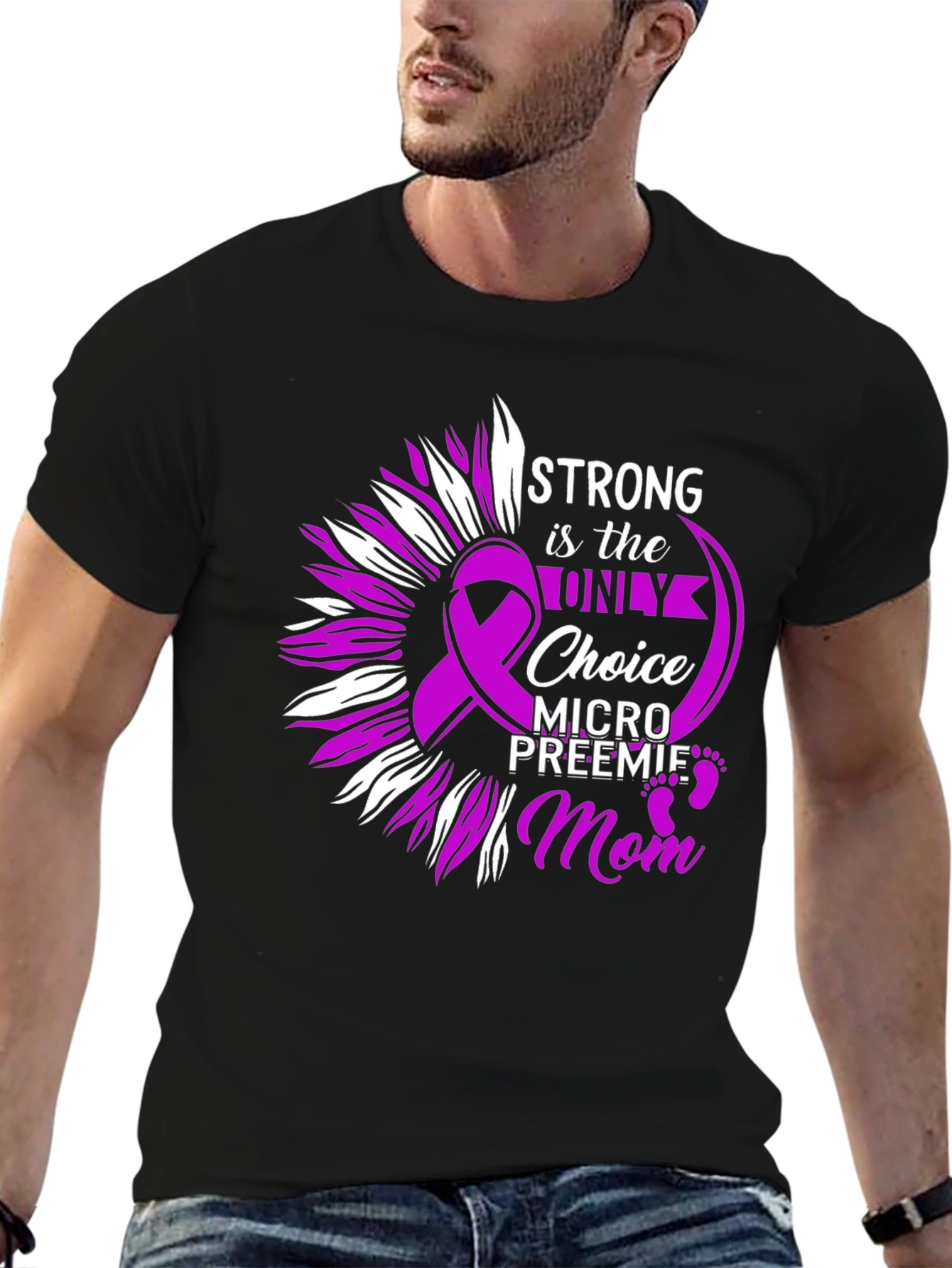 Strong Mom T-Shirt: Preemie Awareness