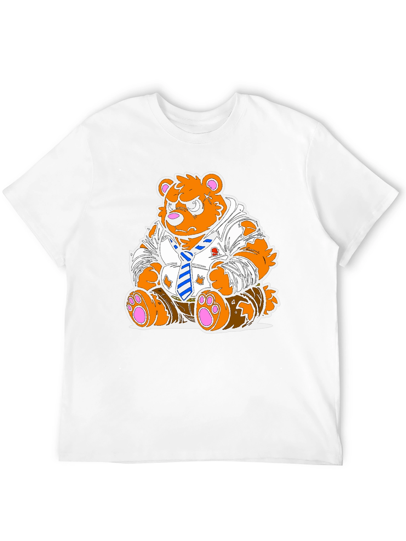 Grumpy Bear T-Shirt - Unique Cartoon Design