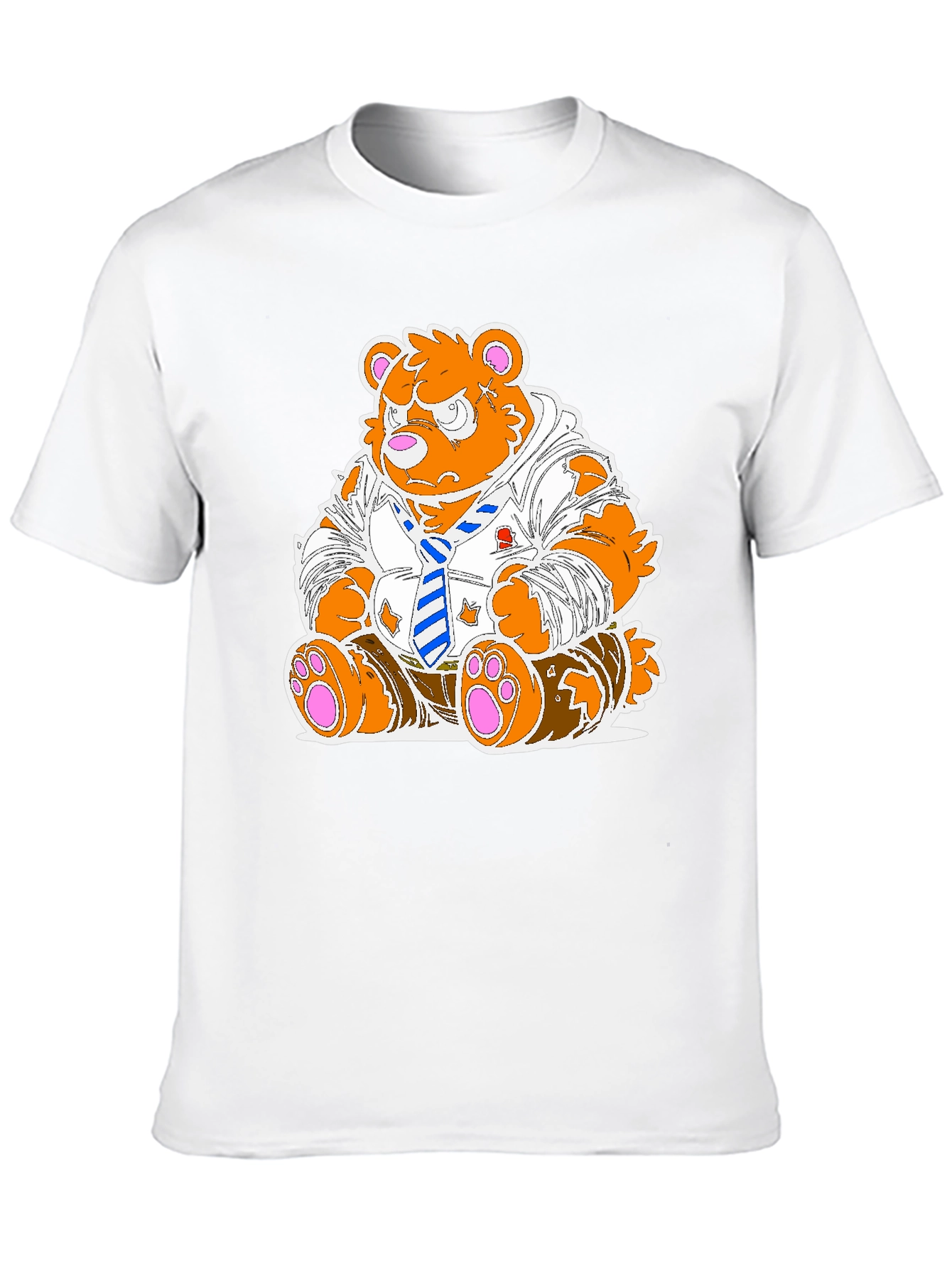 Grumpy Bear T-Shirt - Unique Cartoon Design