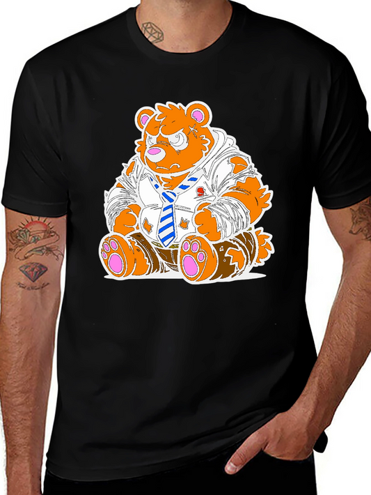 Grumpy Bear T-Shirt - Unique Cartoon Design