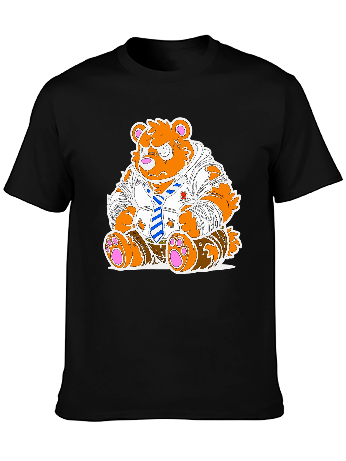 Grumpy Bear T-Shirt - Unique Cartoon Design