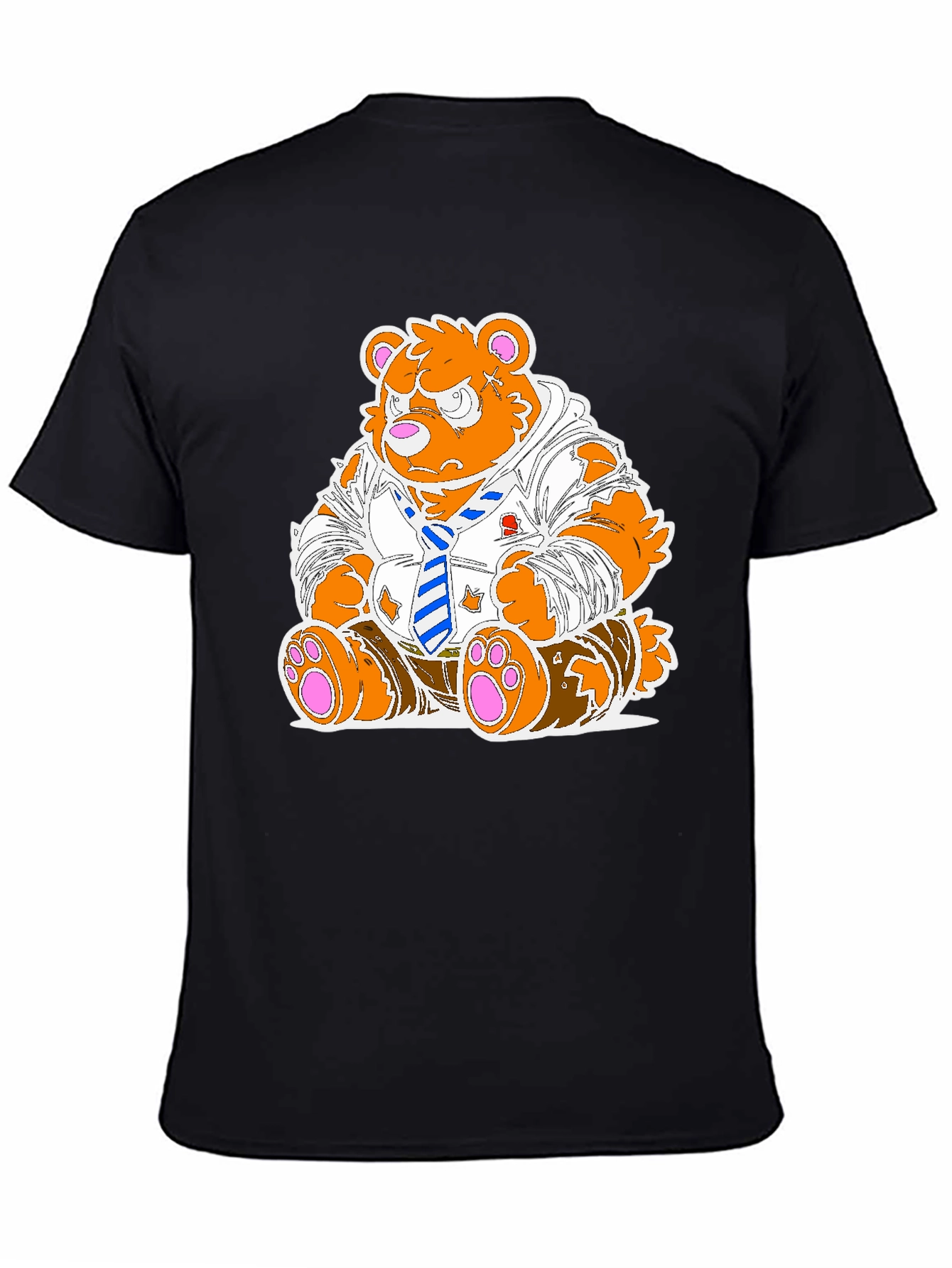 Grumpy Bear T-Shirt - Unique Cartoon Design