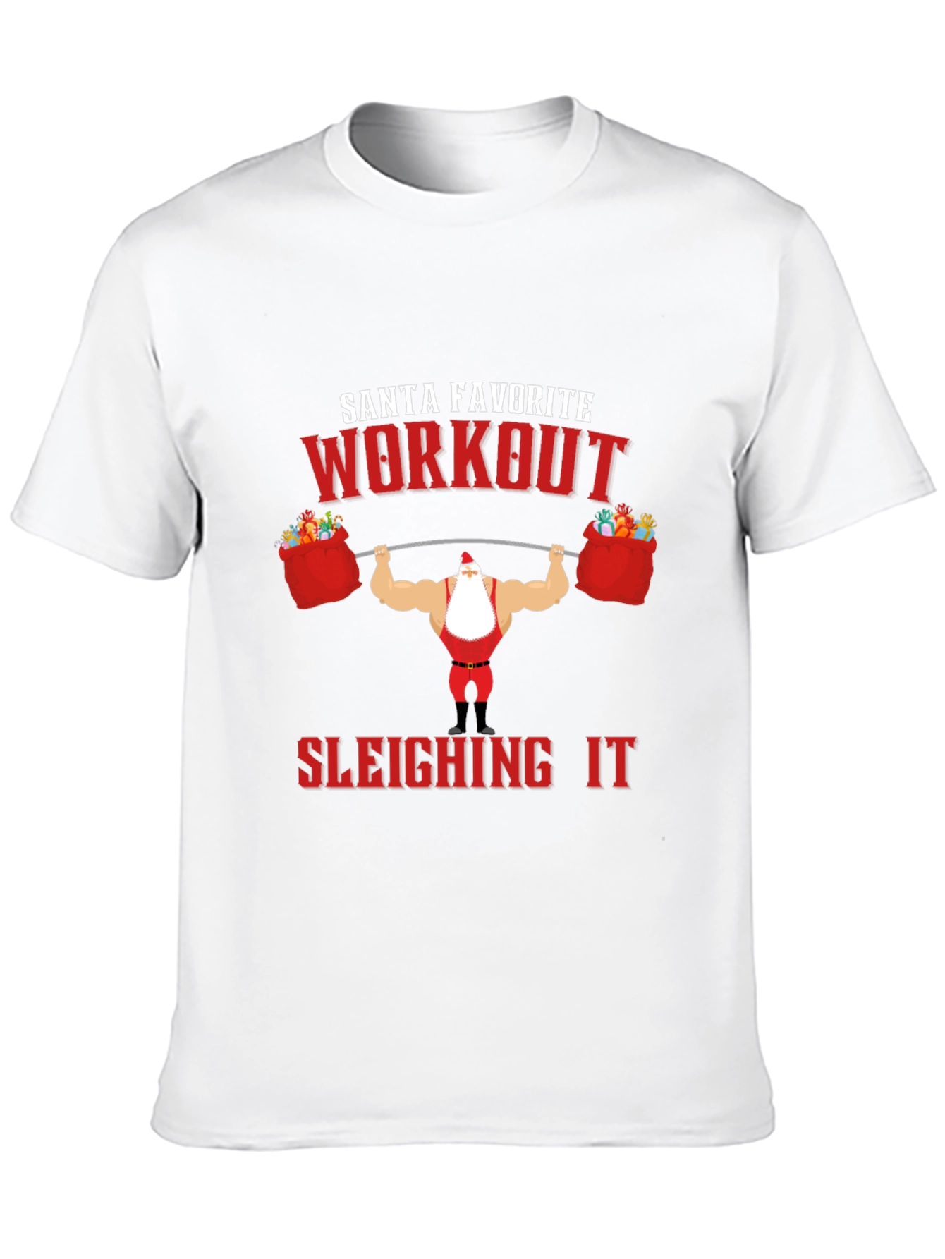 Santas Favorite Workout T-Shirt