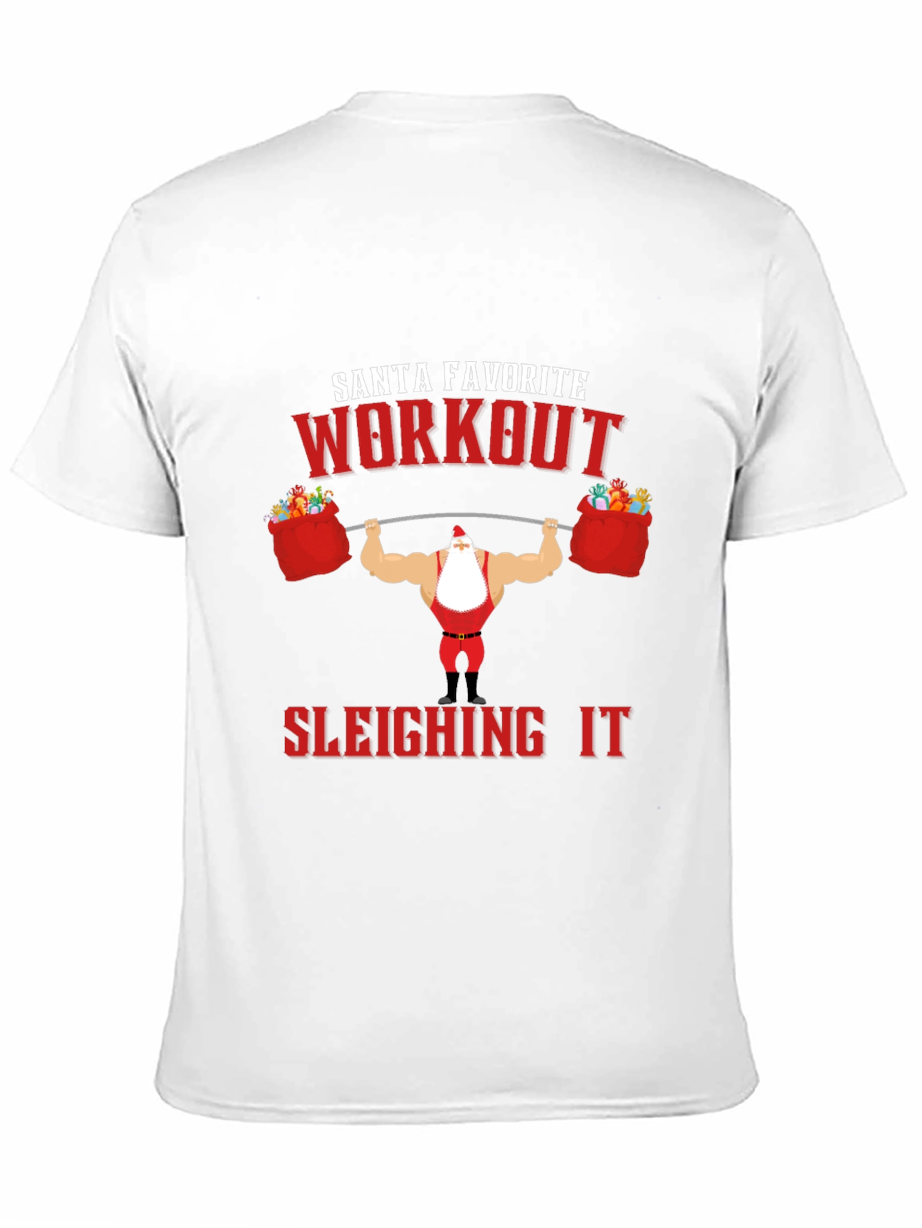 Santas Favorite Workout T-Shirt