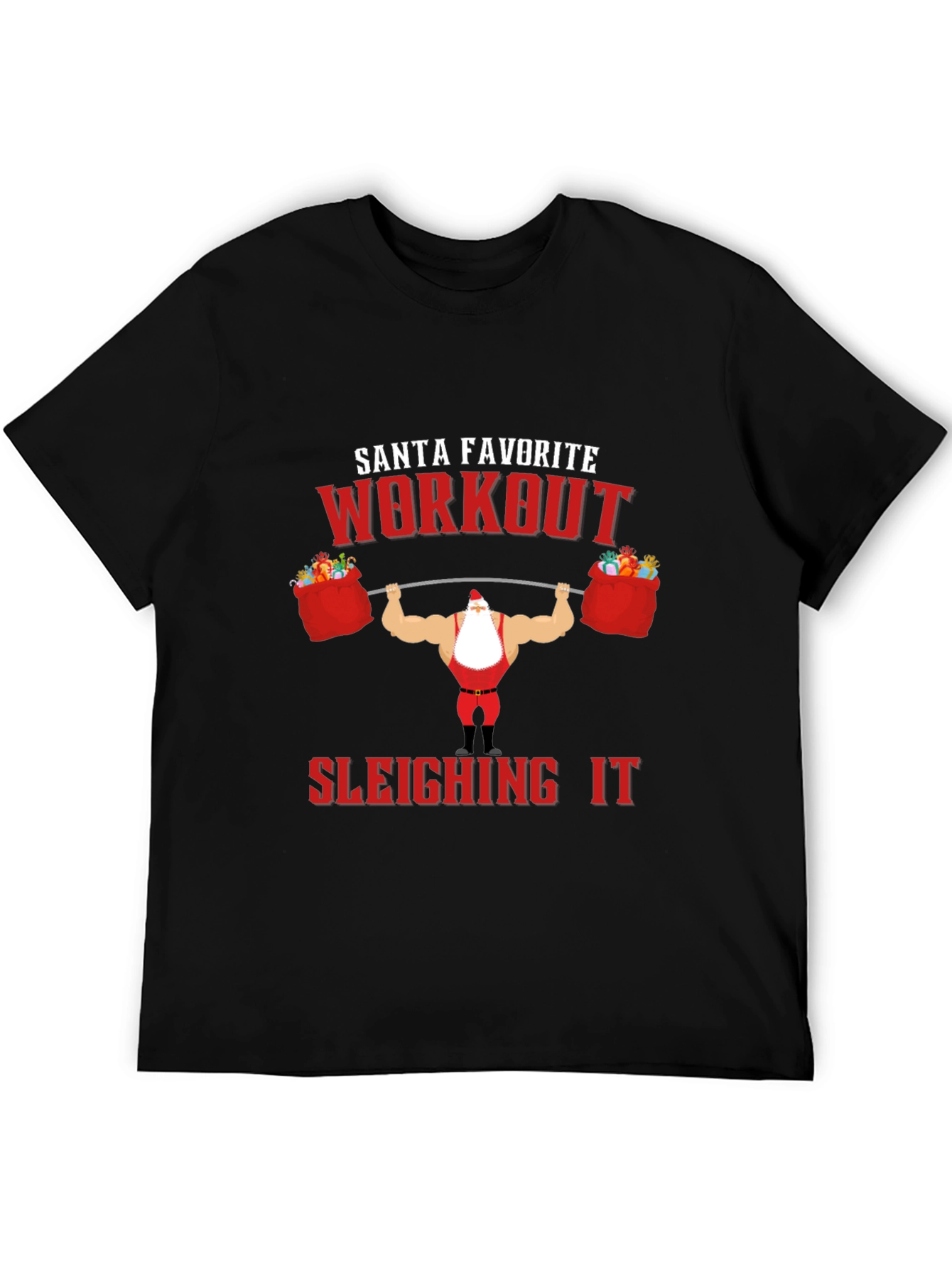 Santas Favorite Workout T-Shirt