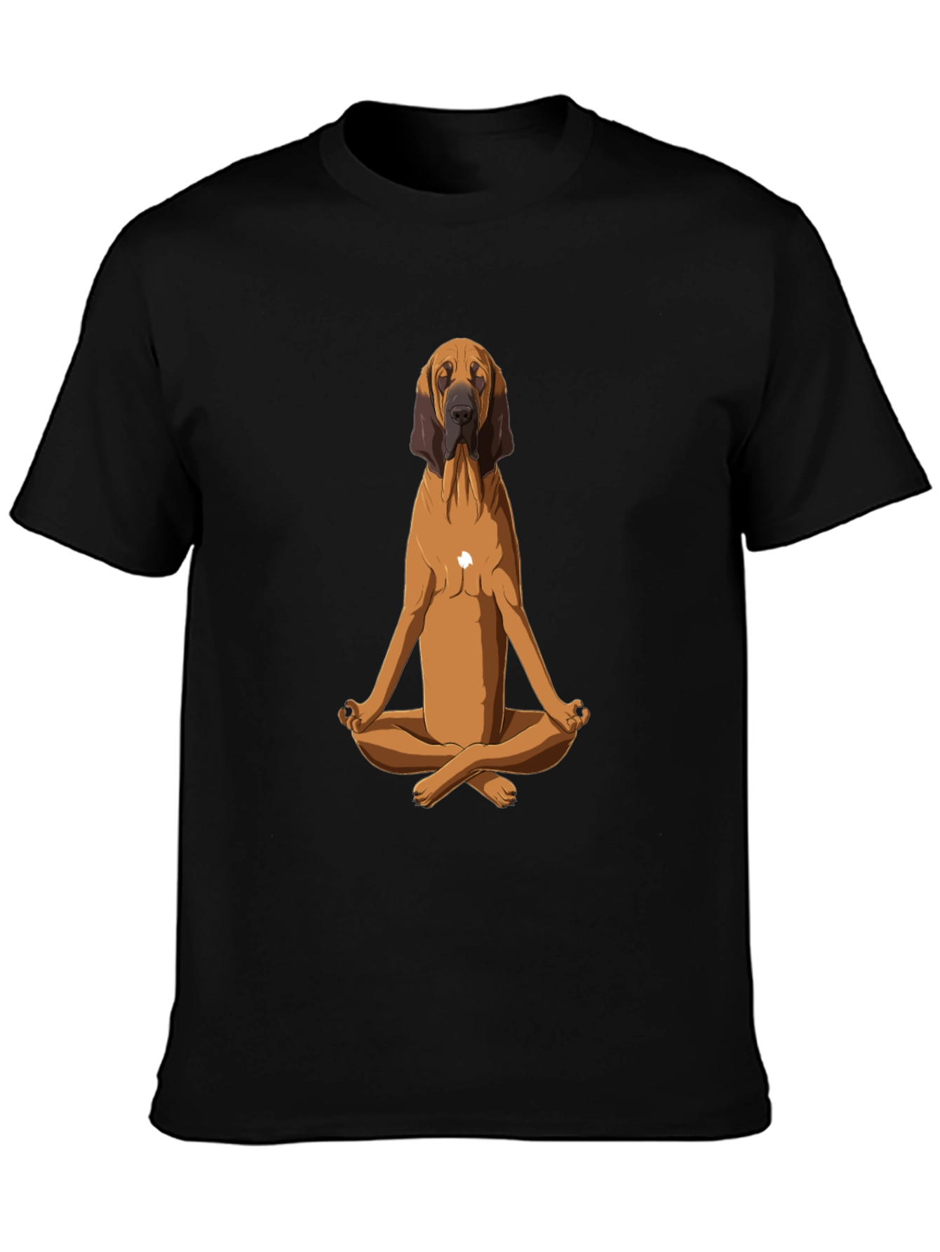 Meditating Dog Graphic Tee
