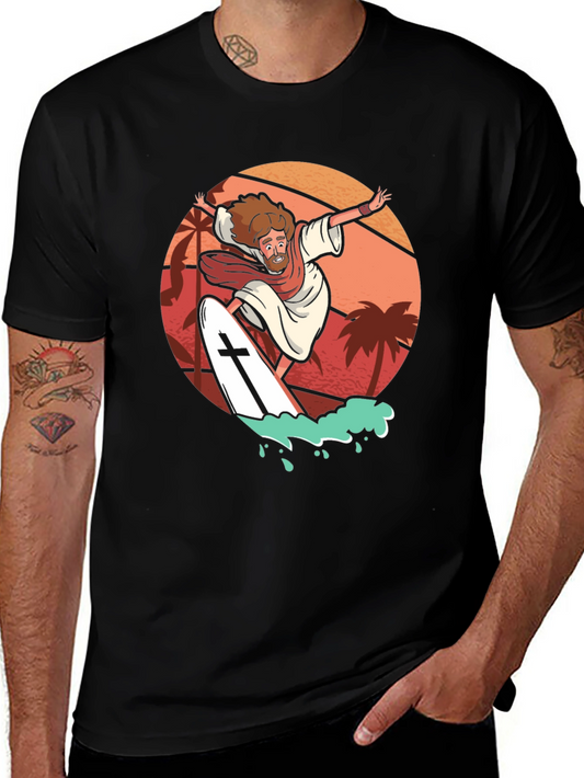 Surfing Jesus T-Shirt: Faith & Fun