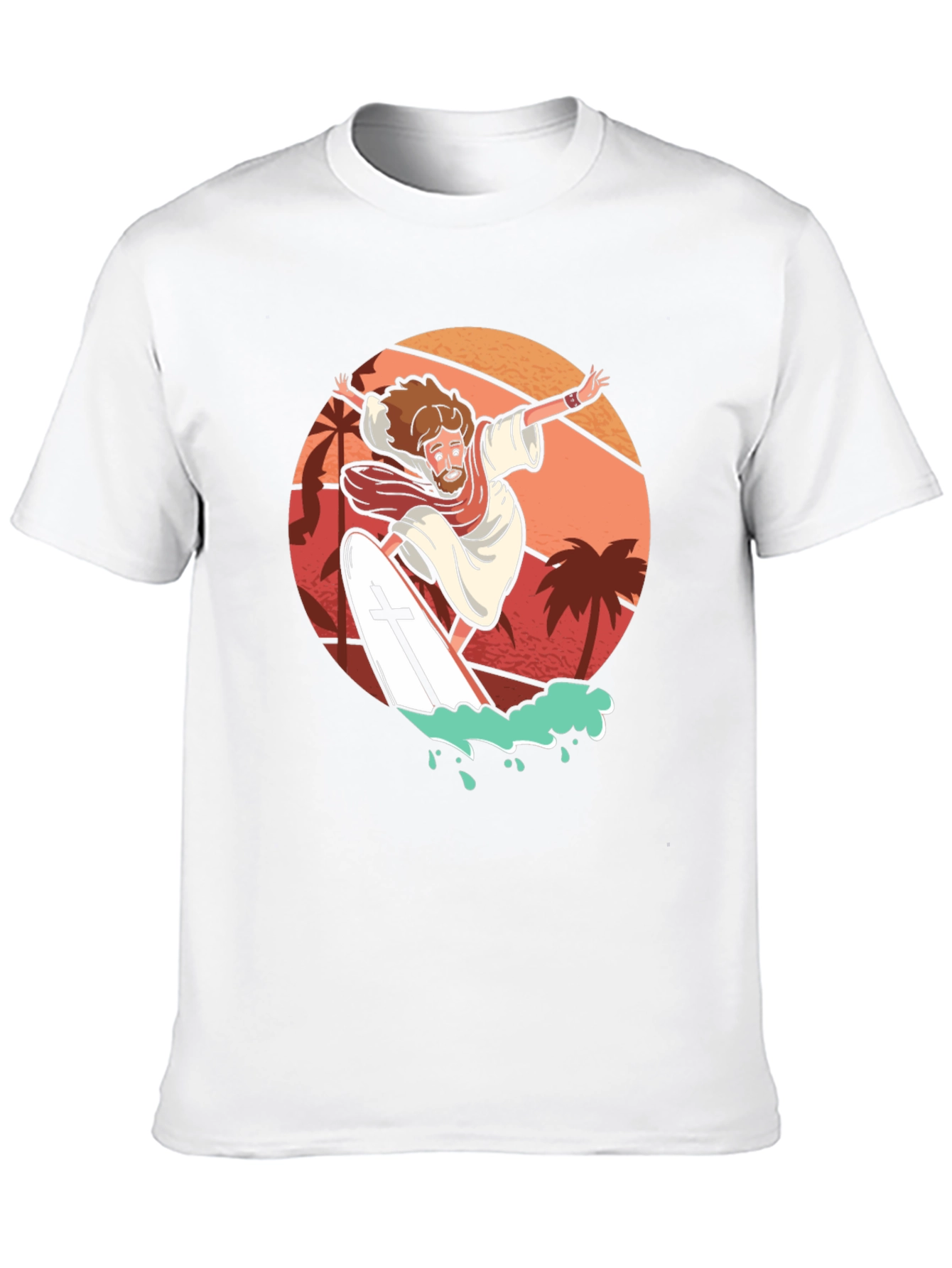 Surfing Jesus T-Shirt: Faith & Fun