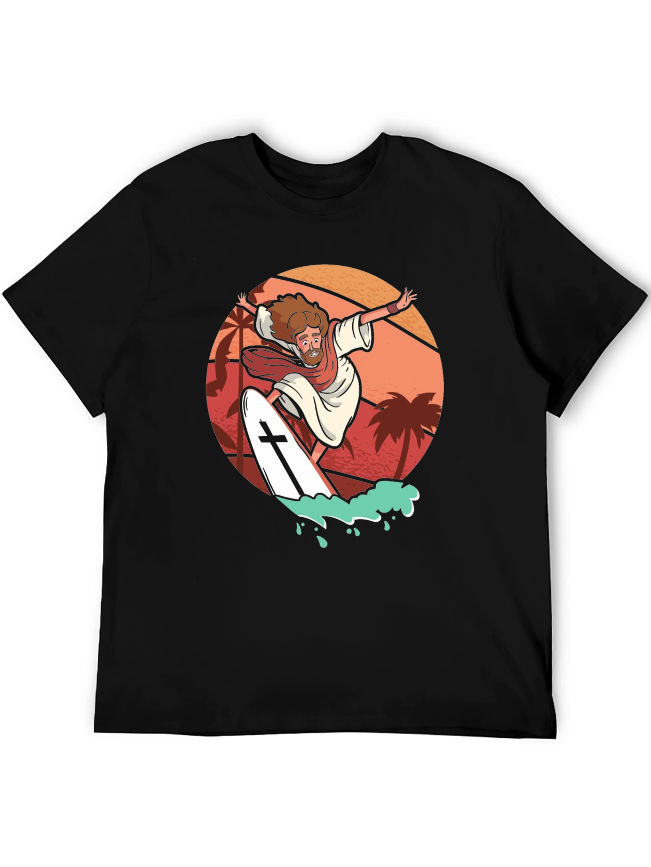 Surfing Jesus T-Shirt: Faith & Fun