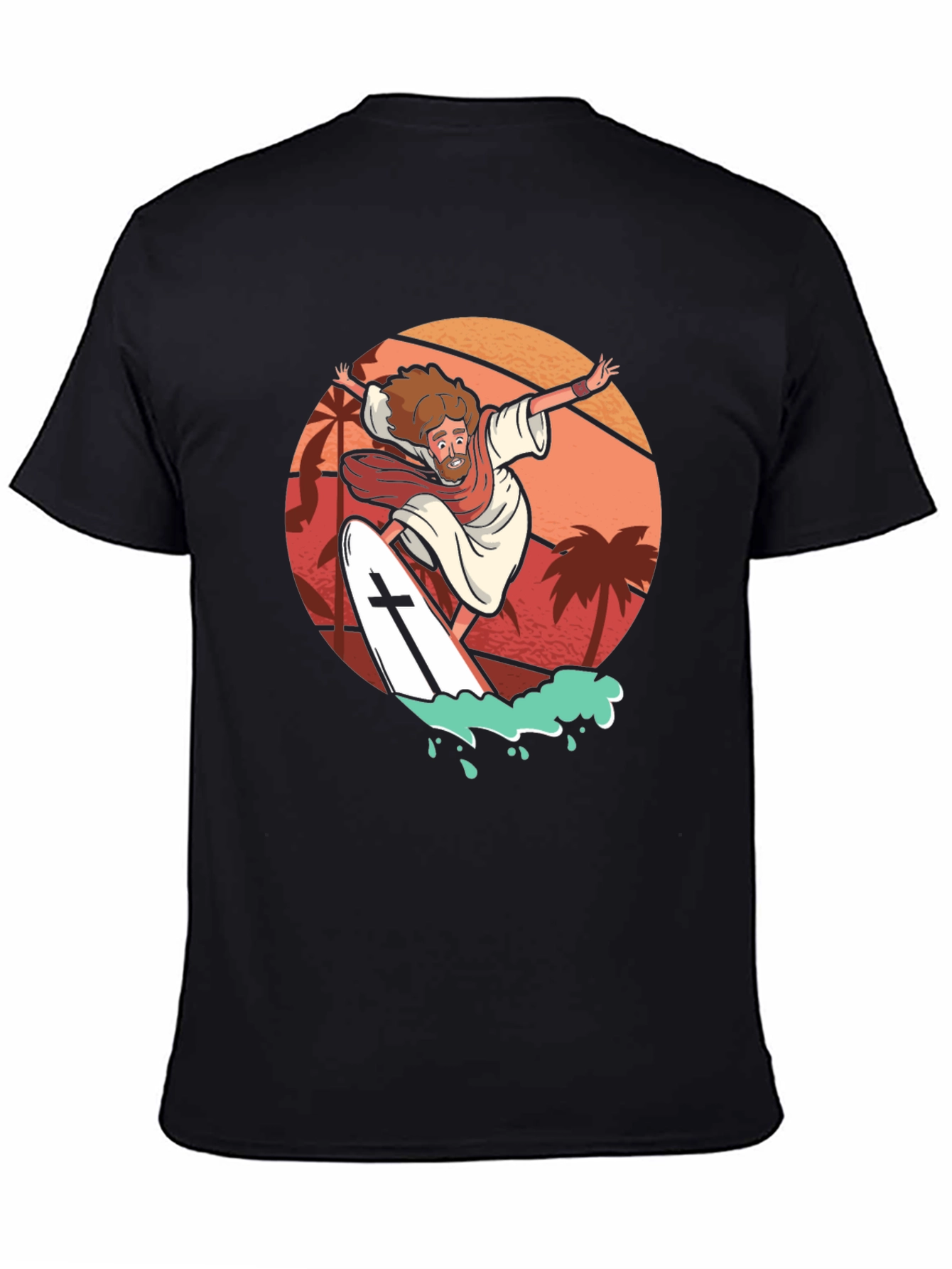 Surfing Jesus T-Shirt: Faith & Fun