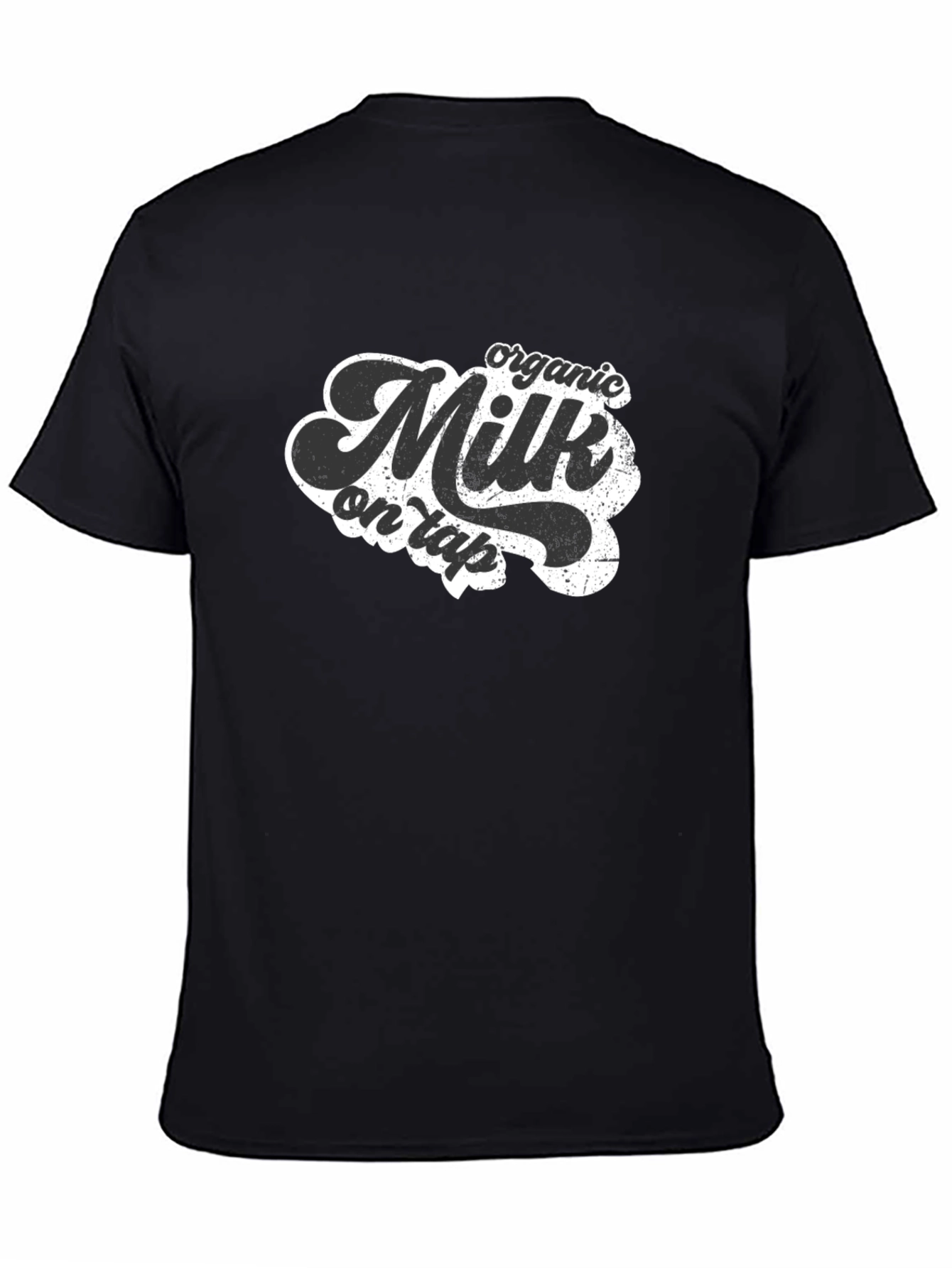 Organic Milk on Tap T-Shirt - Retro Style