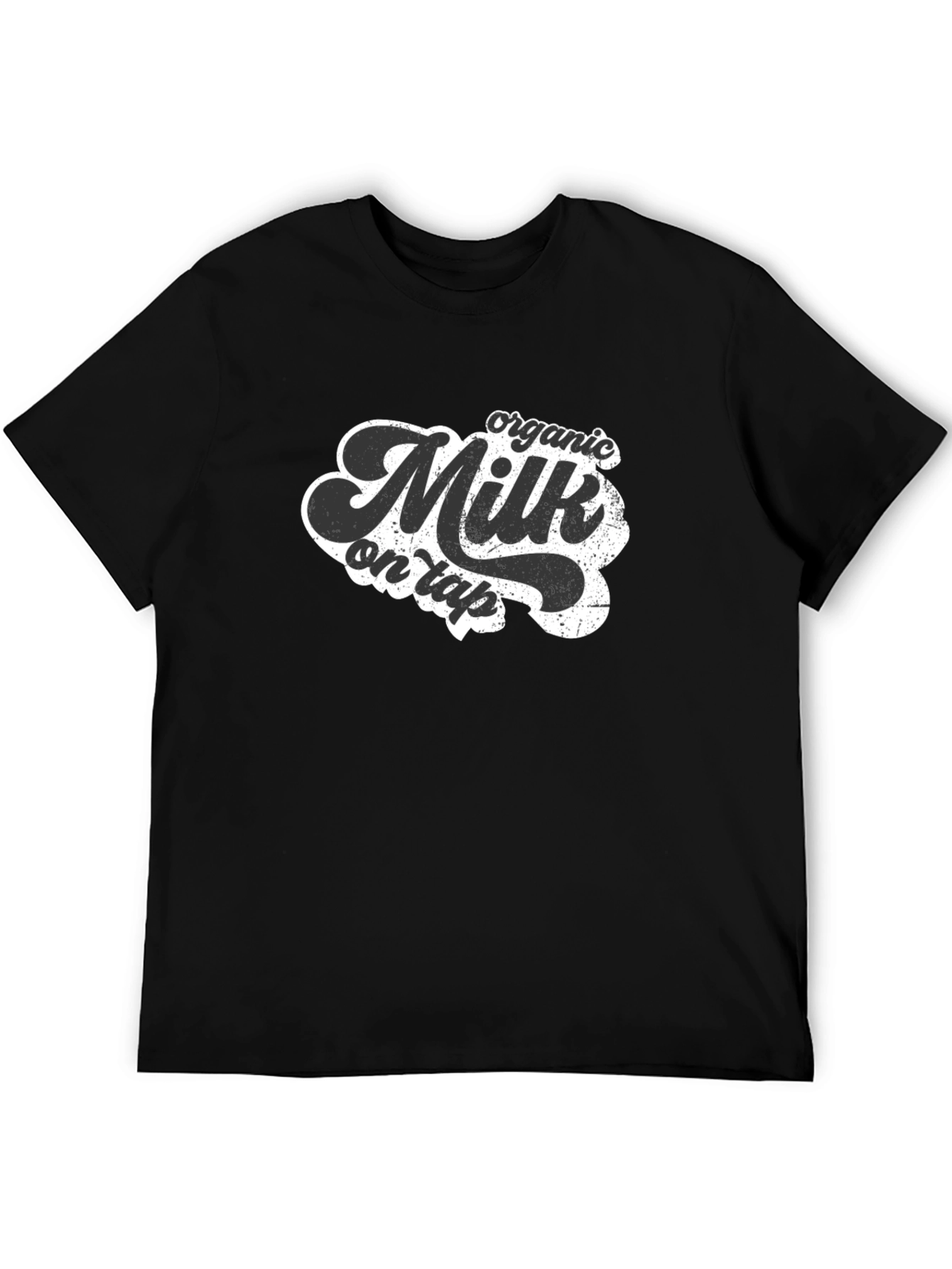 Organic Milk on Tap T-Shirt - Retro Style