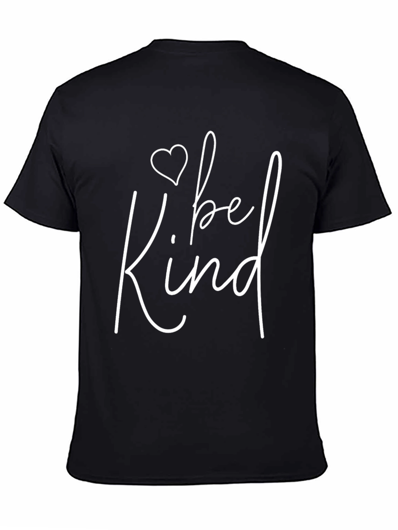 Be Kind Graphic Tee - Black Casual T-Shirt