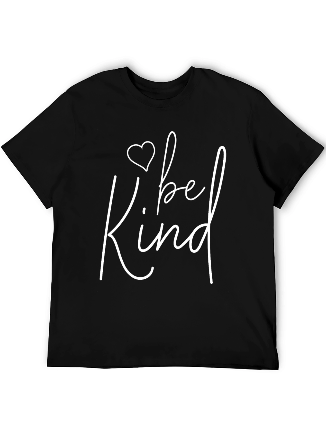 Be Kind Graphic Tee - Black Casual T-Shirt