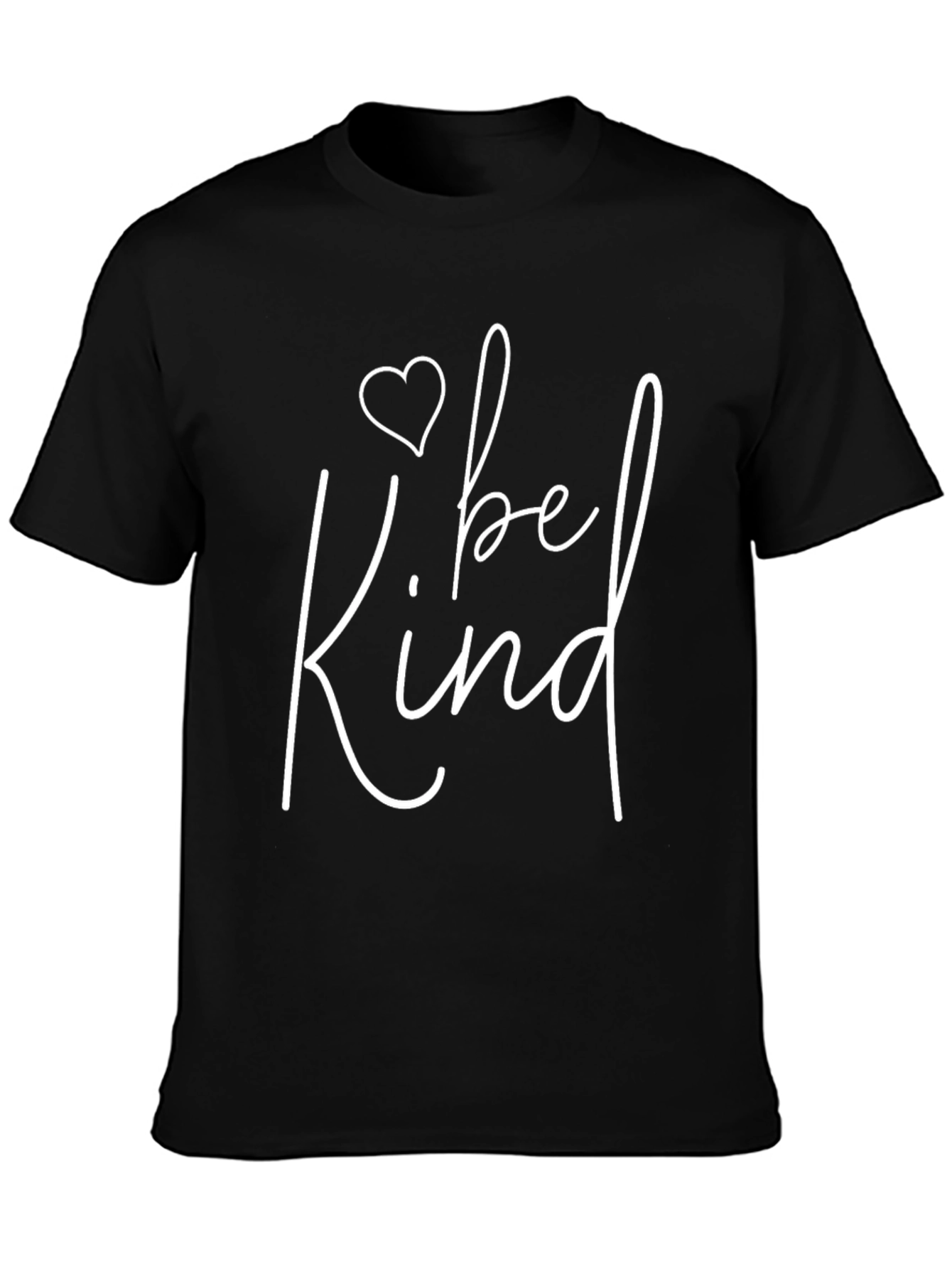 Be Kind Graphic Tee - Black Casual T-Shirt