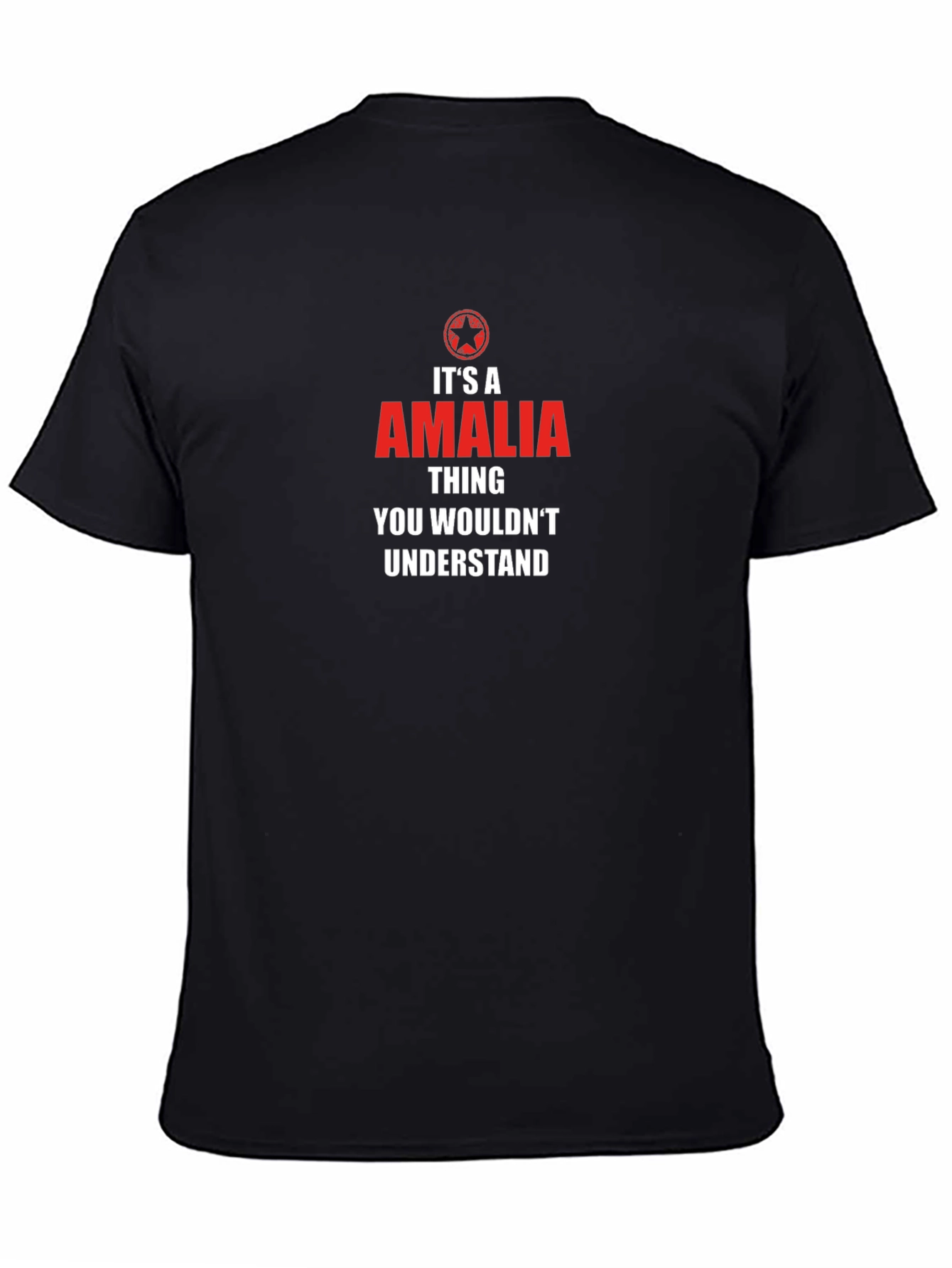 Its An Amalia Thing T-Shirt - Black