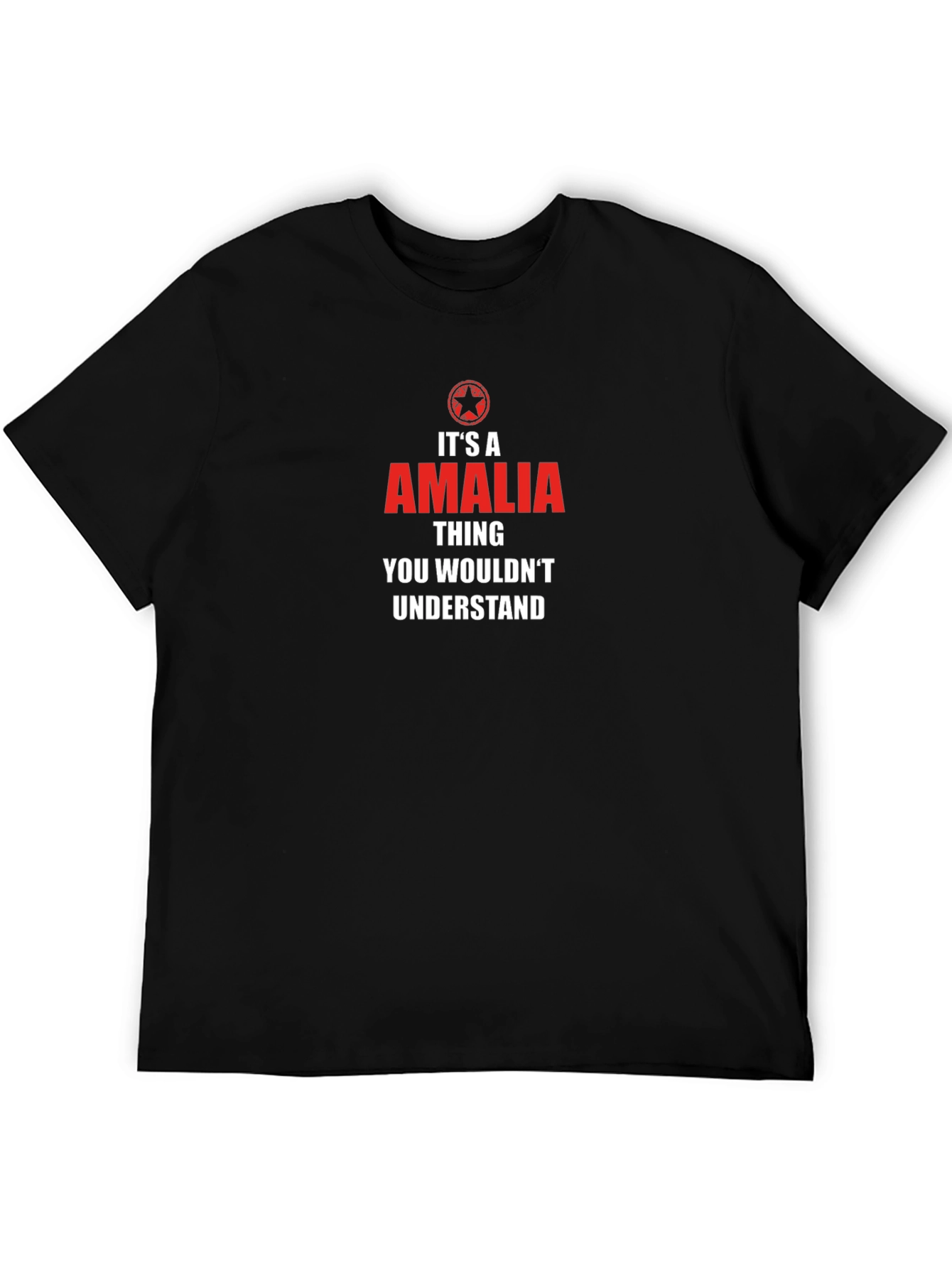 Its An Amalia Thing T-Shirt - Black
