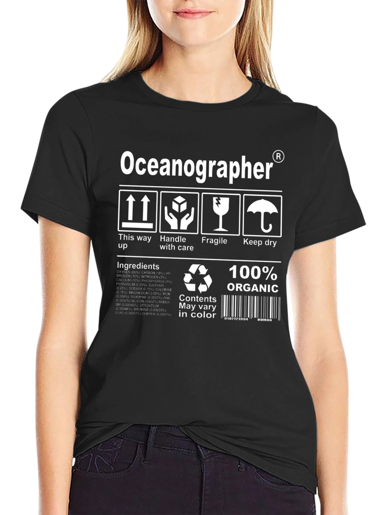 Oceanographer Organic Graphic Tee