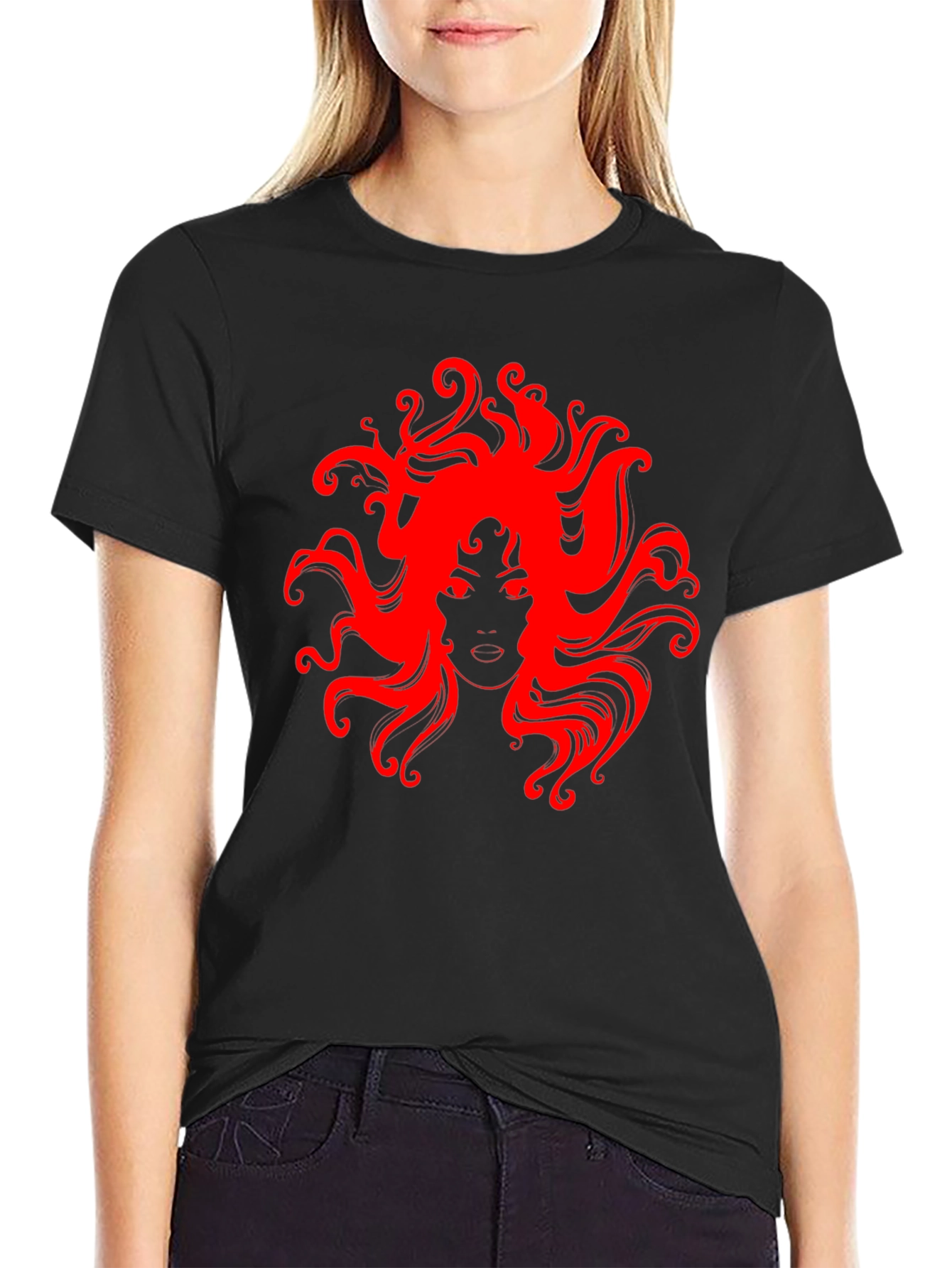Medusa Graphic Tee - Stylish Statement Shirt