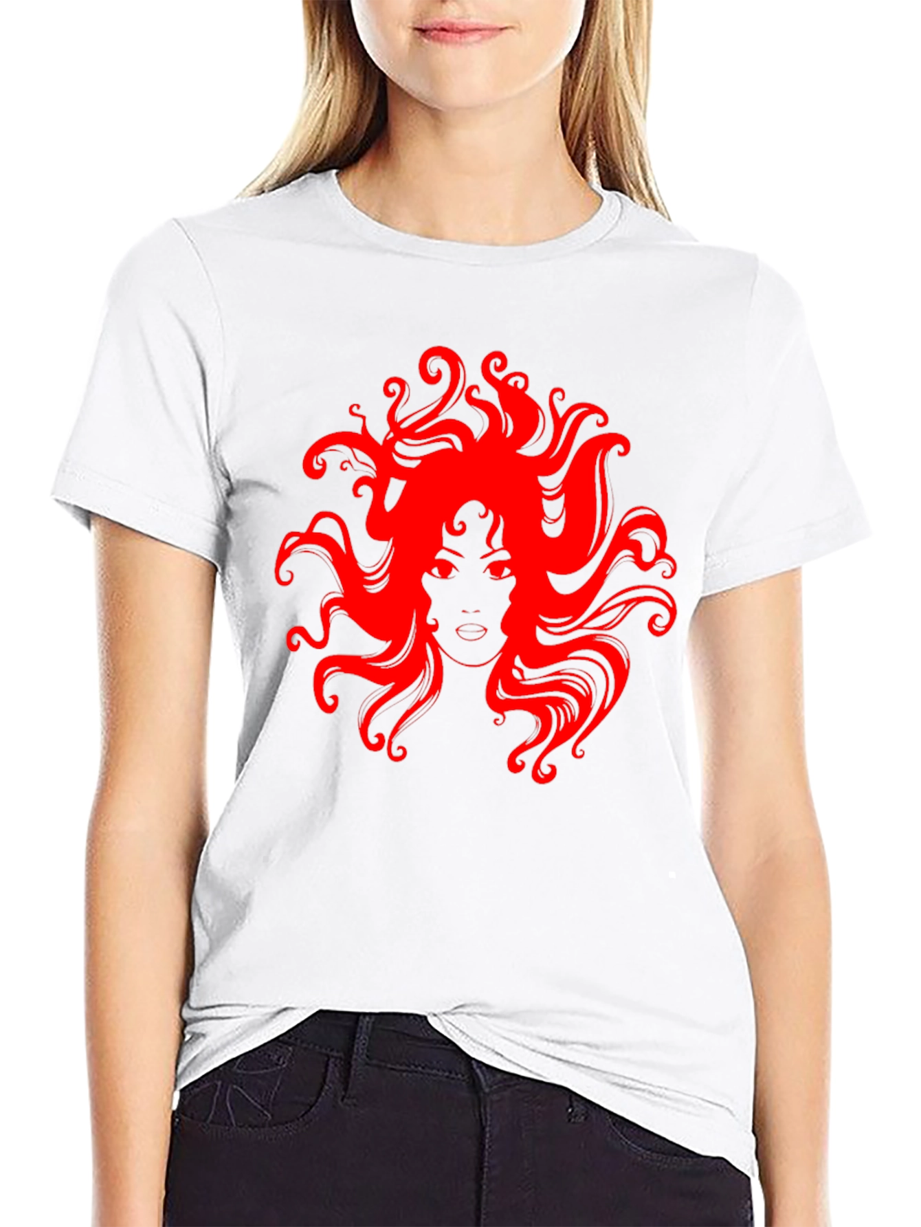 Medusa Graphic Tee - Stylish Statement Shirt