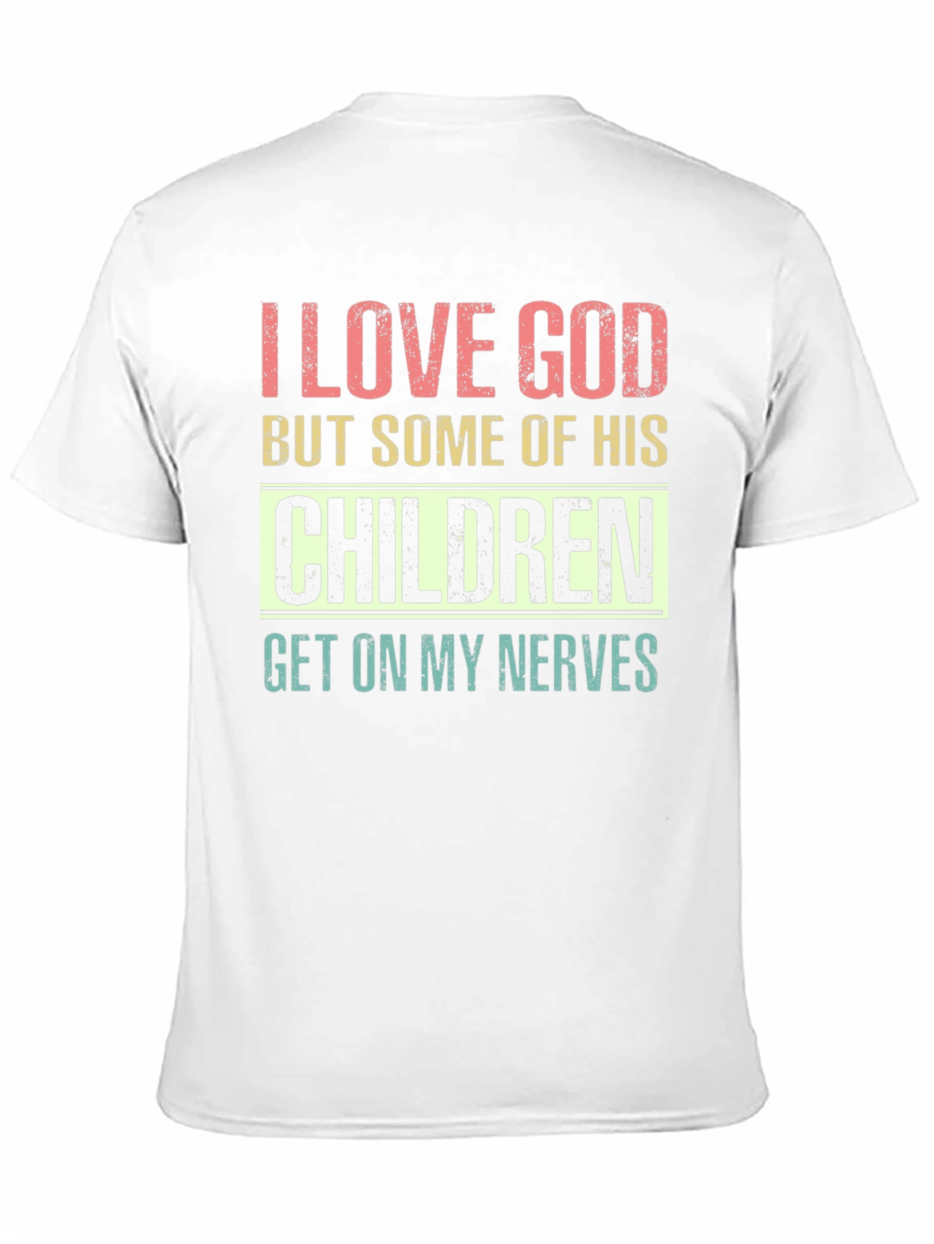 I Love God Humor Graphic T-Shirt