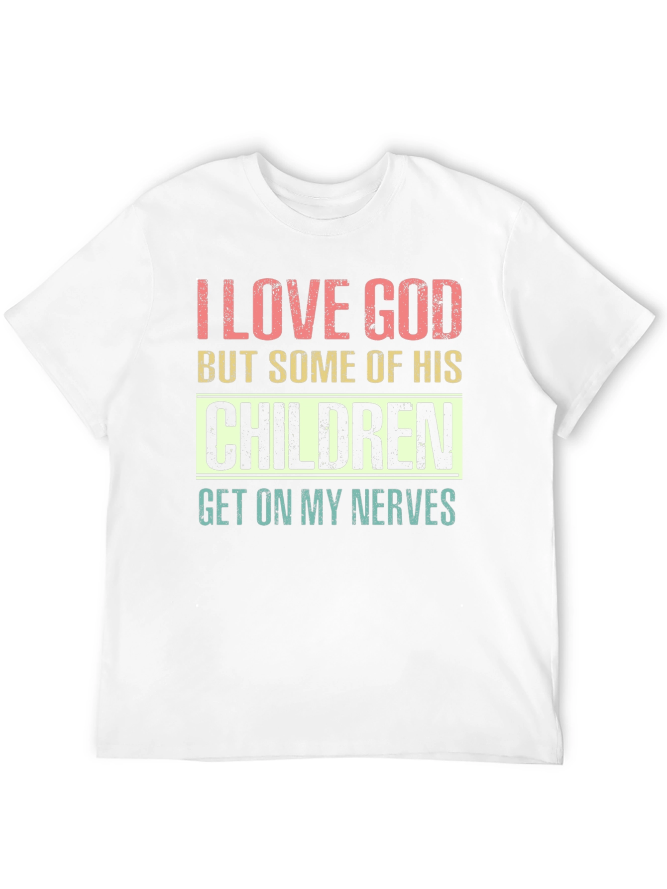 I Love God Humor Graphic T-Shirt