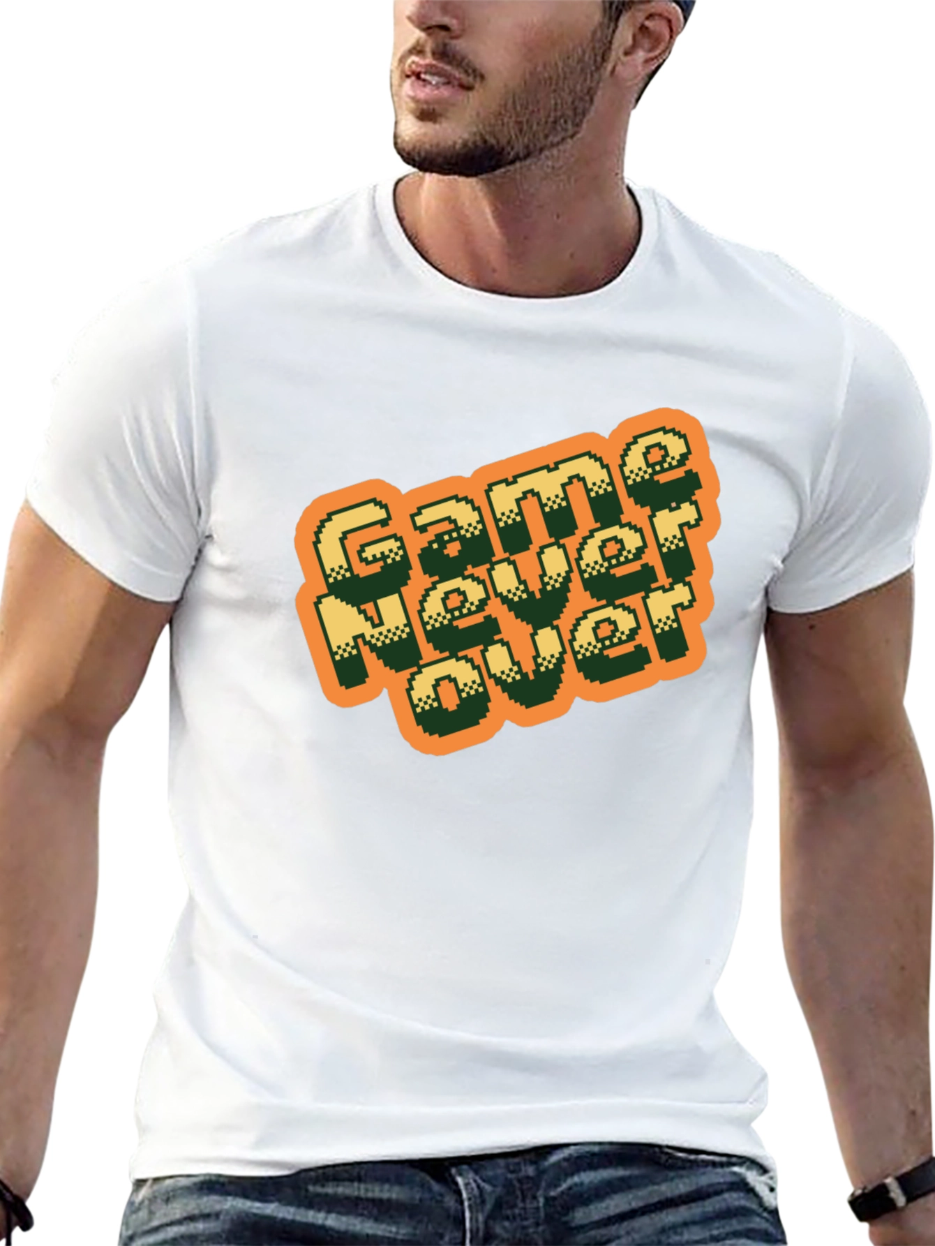 Game Never Over Retro Pixel Tee